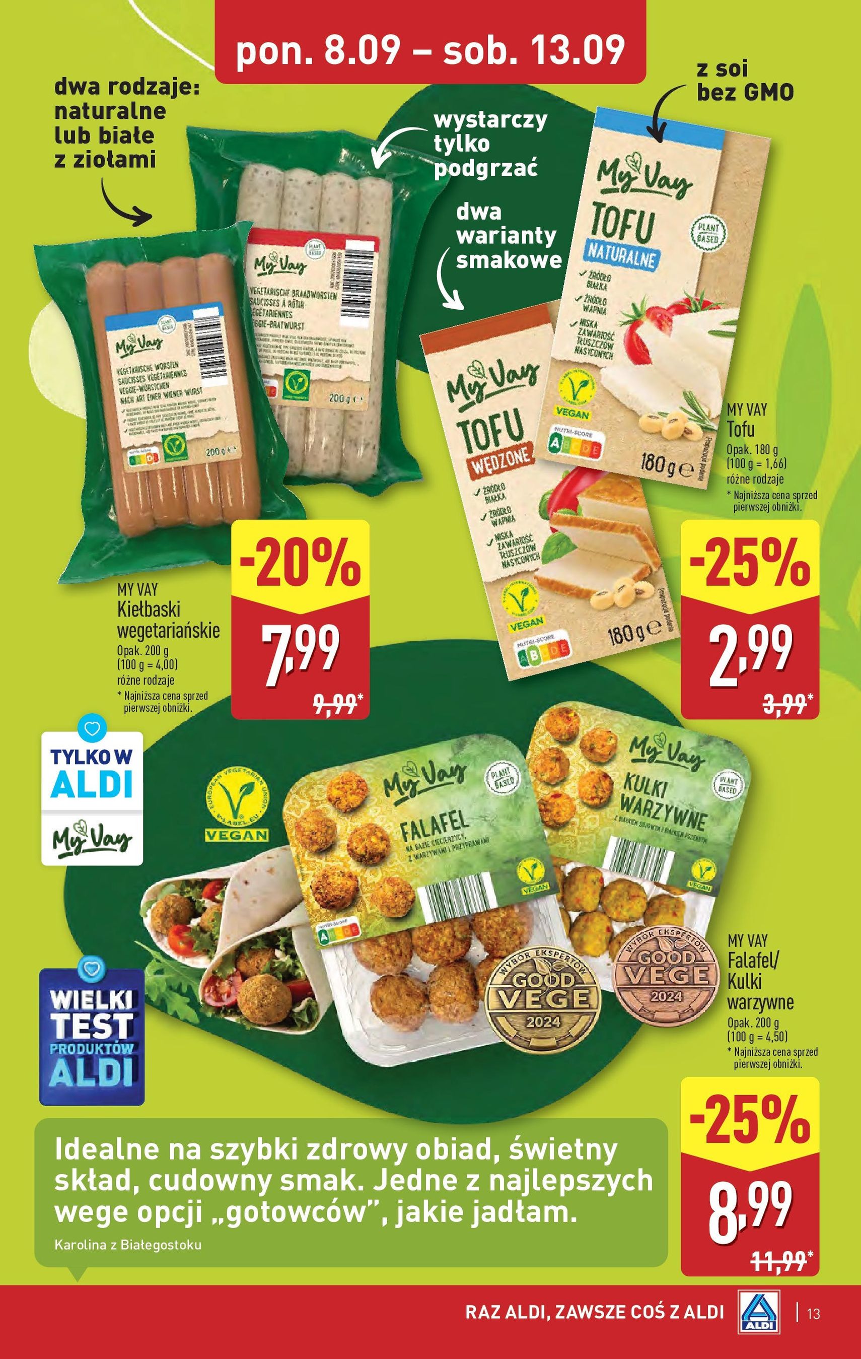 Aldi Gazetka - ważny gazetka od 08.09.2025 strona 13 z 44 Aldi Gazetka - ważny gazetka od 08.09.2025 strona 13 z 44