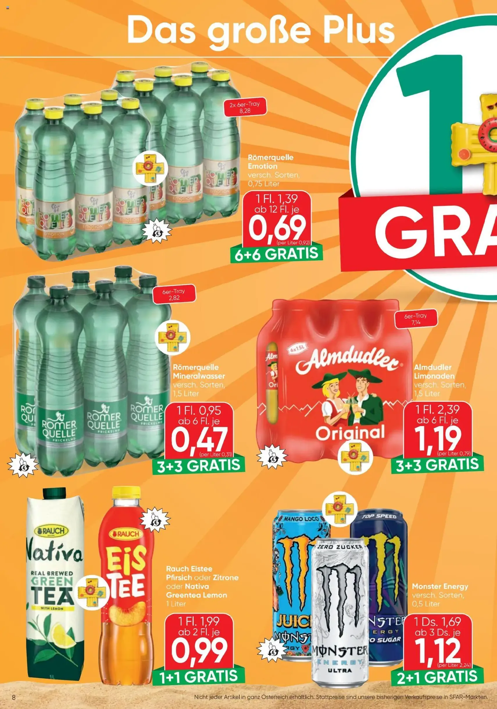 Spar - Flugblatt - Gültiger Prospekt ab 01.07.2026, Seite 8 von insgesamt 24