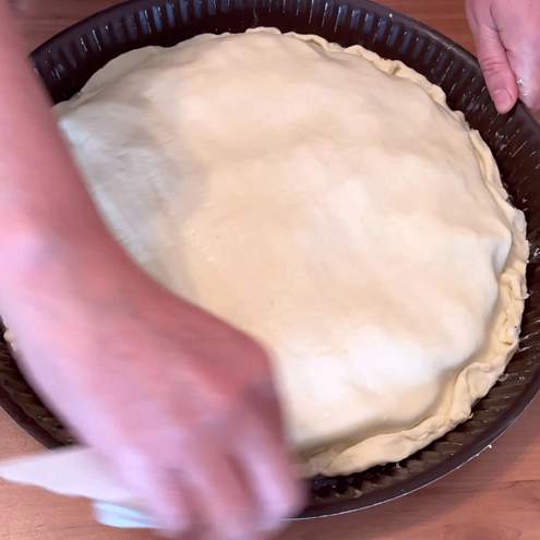 Torta salata con melanzane - procedimento 1