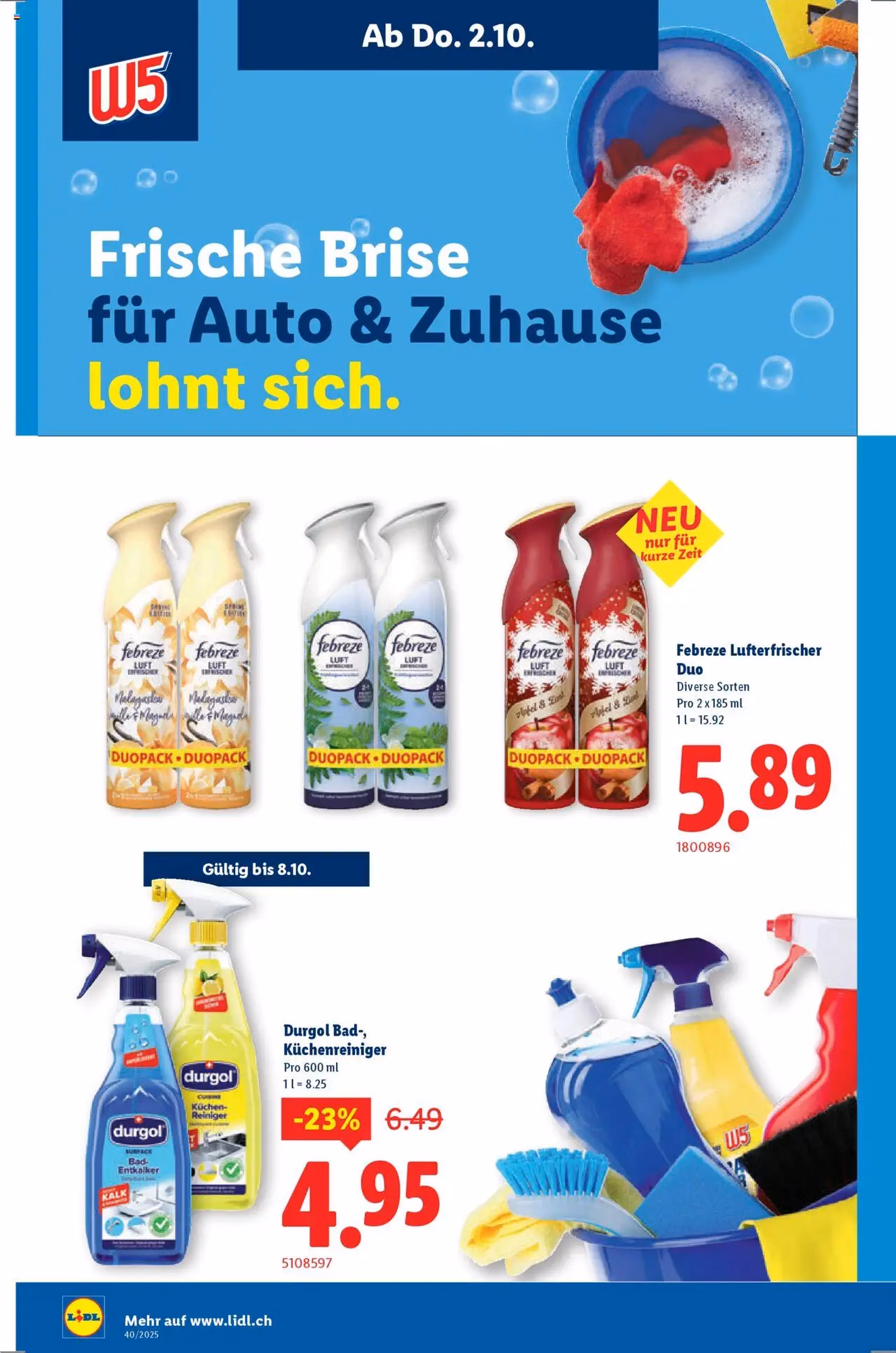 Lidl Aktionen - Gültiger Prospekt ab 02.10.2025, Seite 18 von insgesamt 36