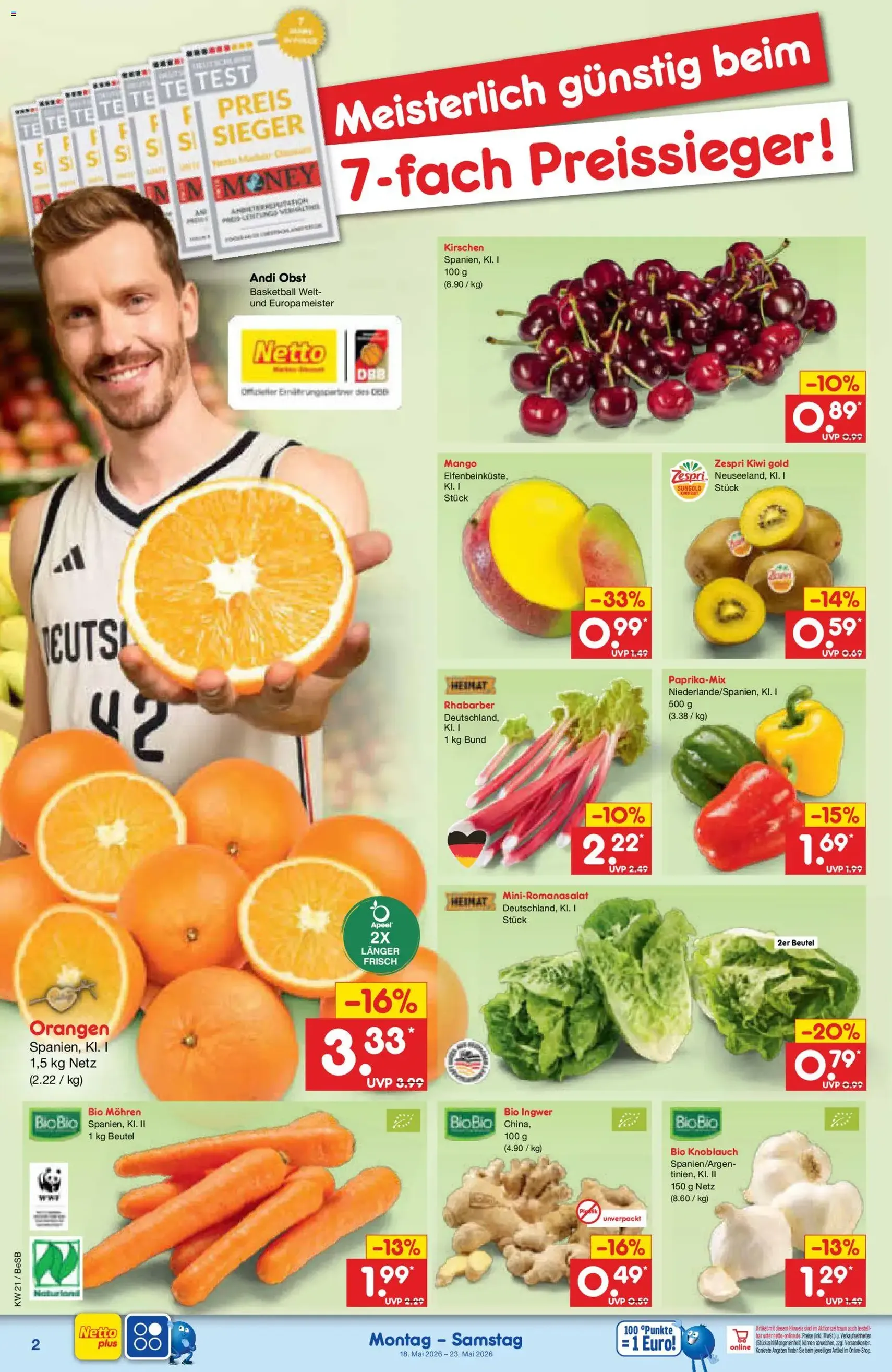 Netto Marken-Discount Prospekt - Gültiger Prospekt ab 18.05.2026, Seite 2 von insgesamt 51