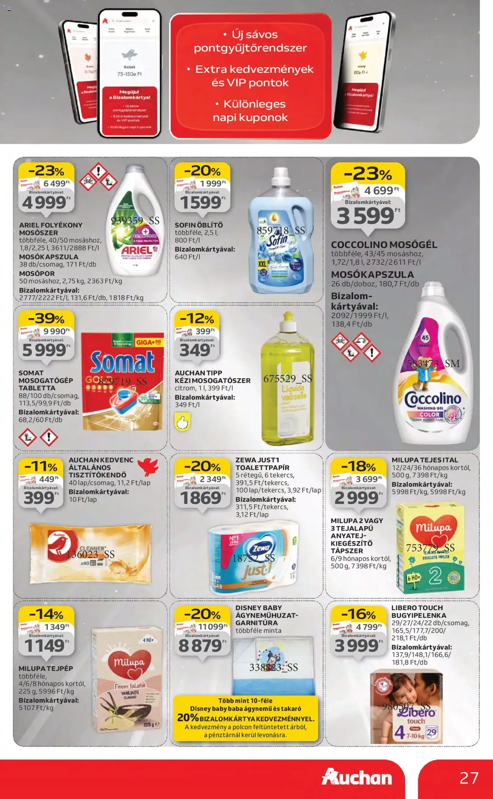 Auchan Akciós újság - 2025.08.21. érvényes szórólap 27 oldal 42 oldalból