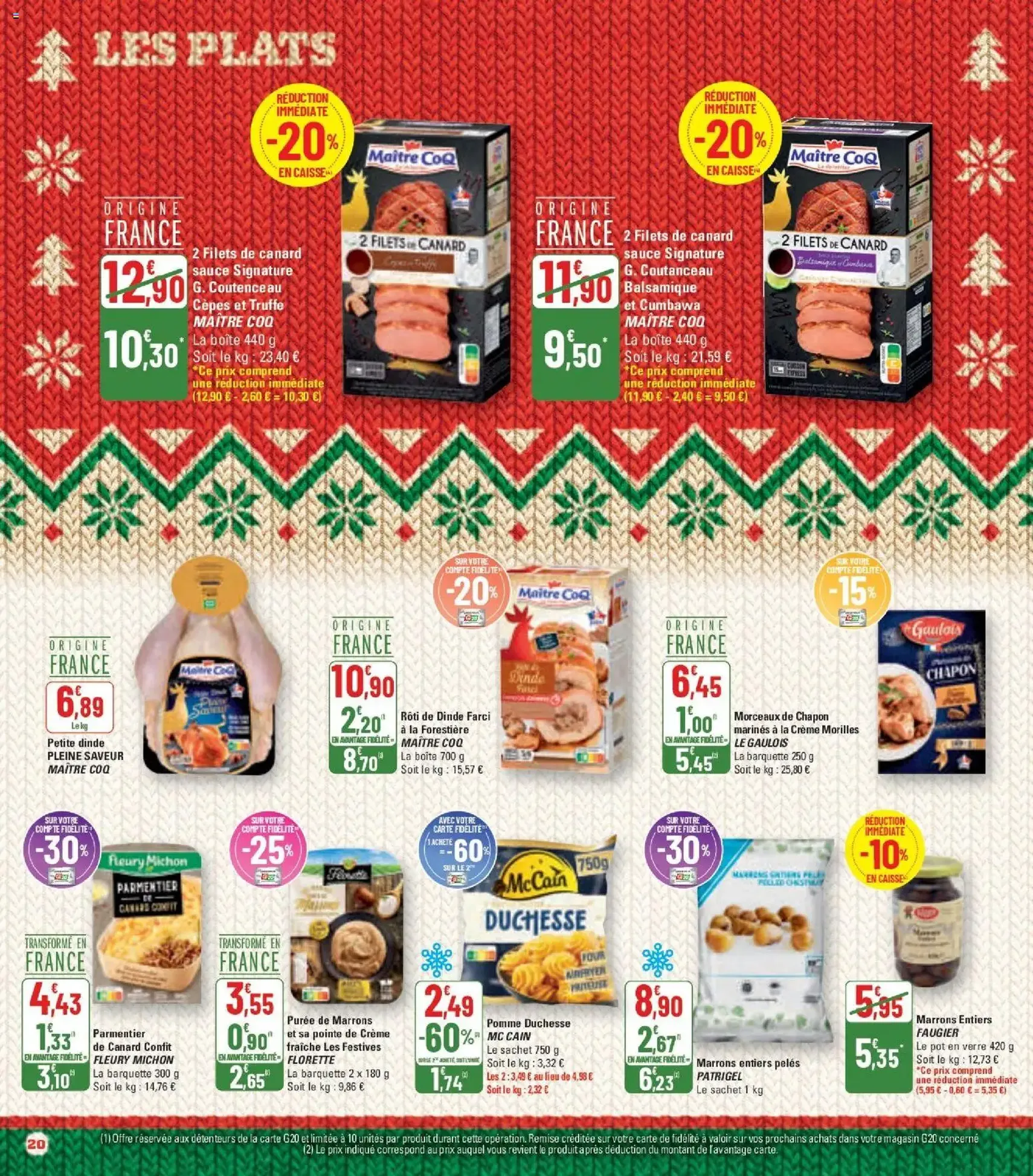 G20 Supermarchés catalogue - brochure valable à partir du 17/12/2025, page 20 sur 37