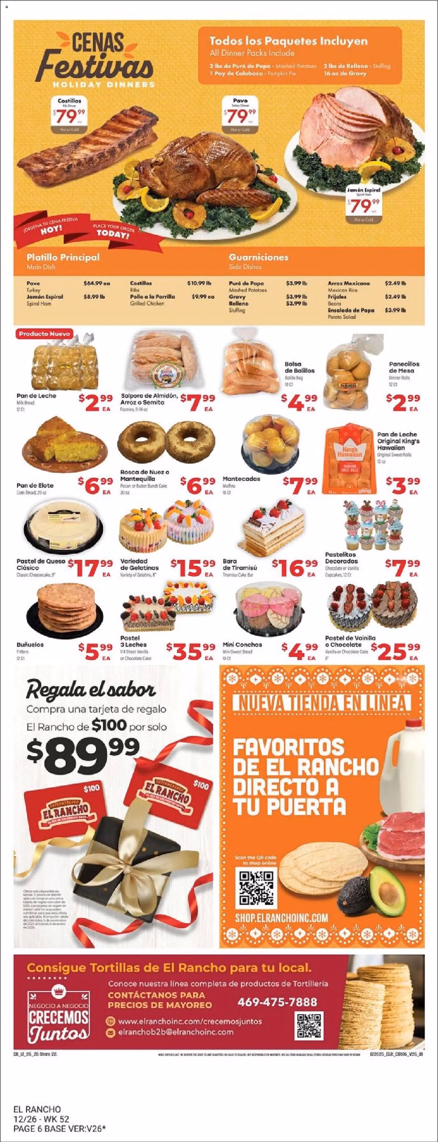 El Rancho Weekly Ad - valid flyer from 12/26/2025, page 6 of 6