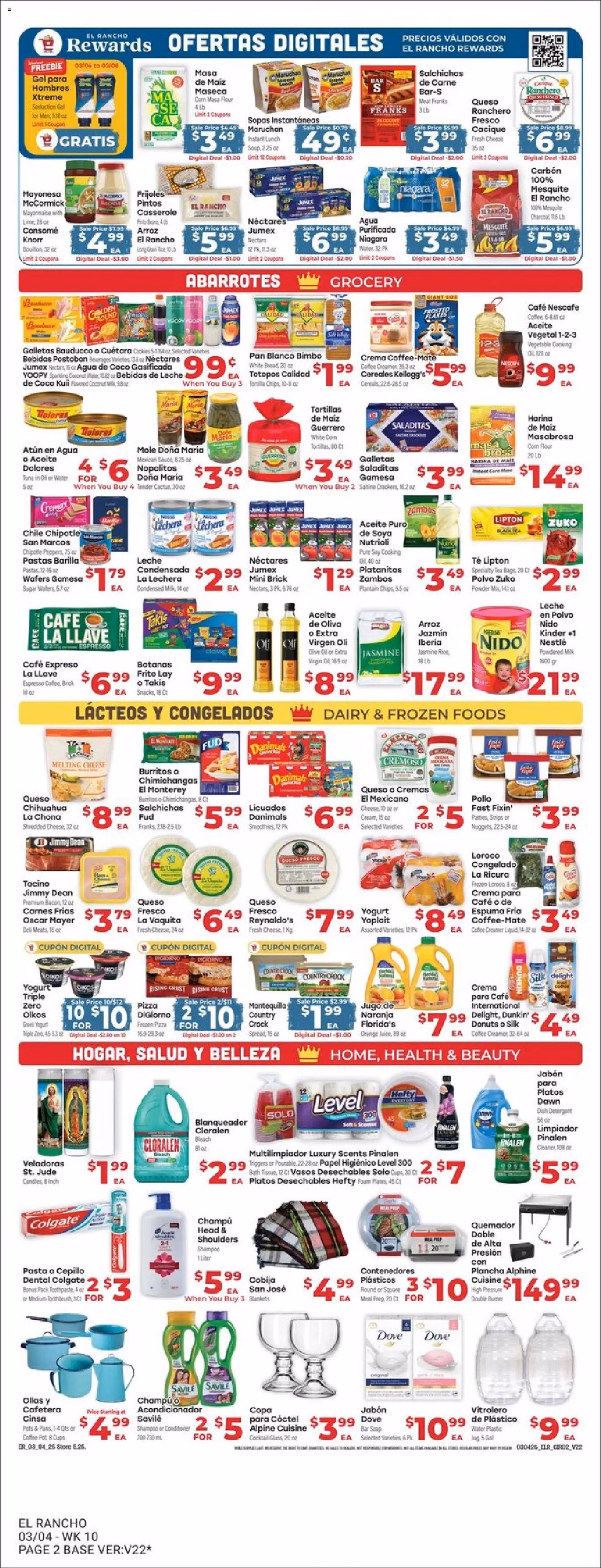 El Rancho Weekly Ad - valid flyer from 03/04/2026, page 2 of 4