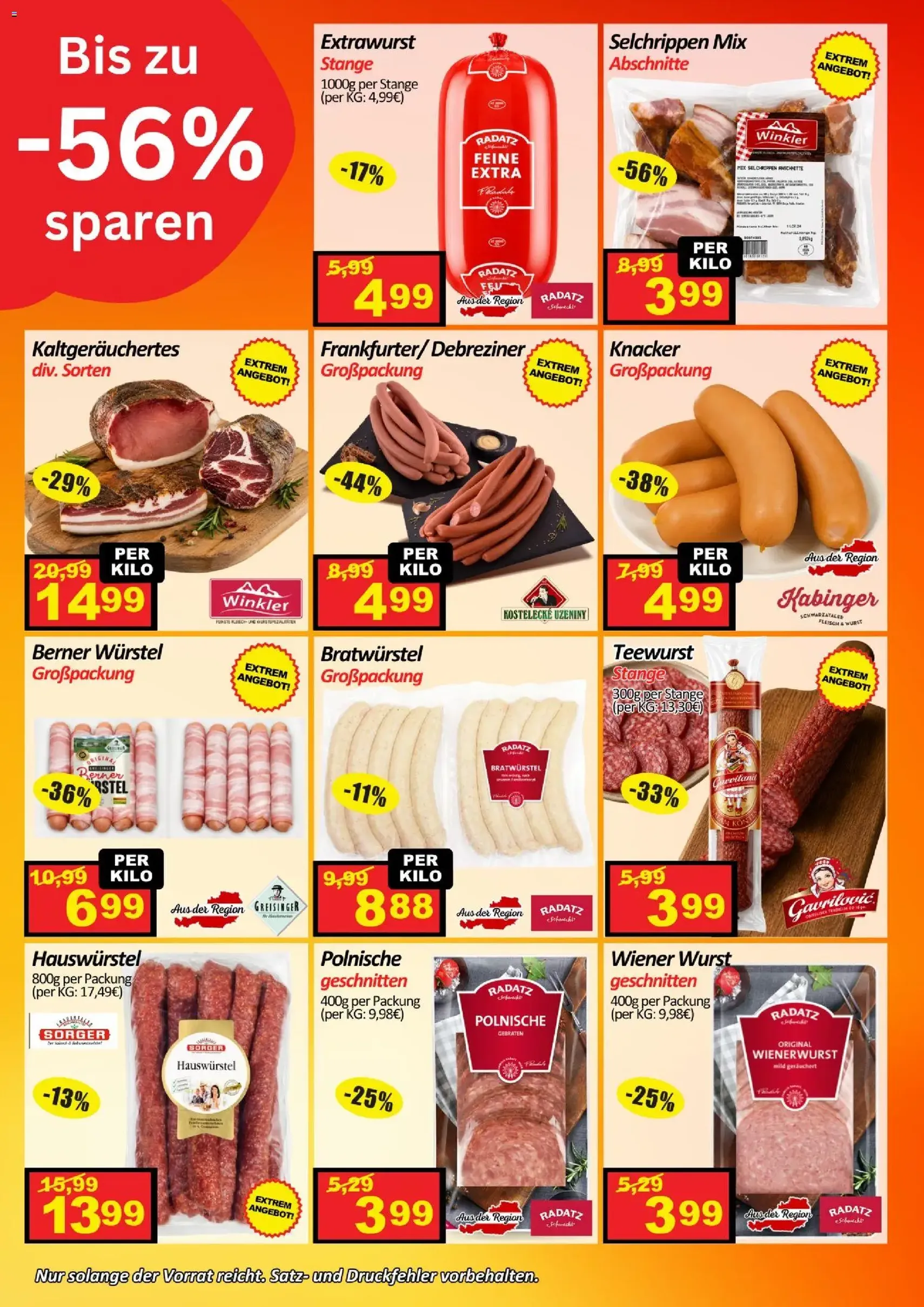 Wurstico Abholmarkt Flugblatt - Gültiger Prospekt ab 05.06.2026, Seite 2 von insgesamt 8
