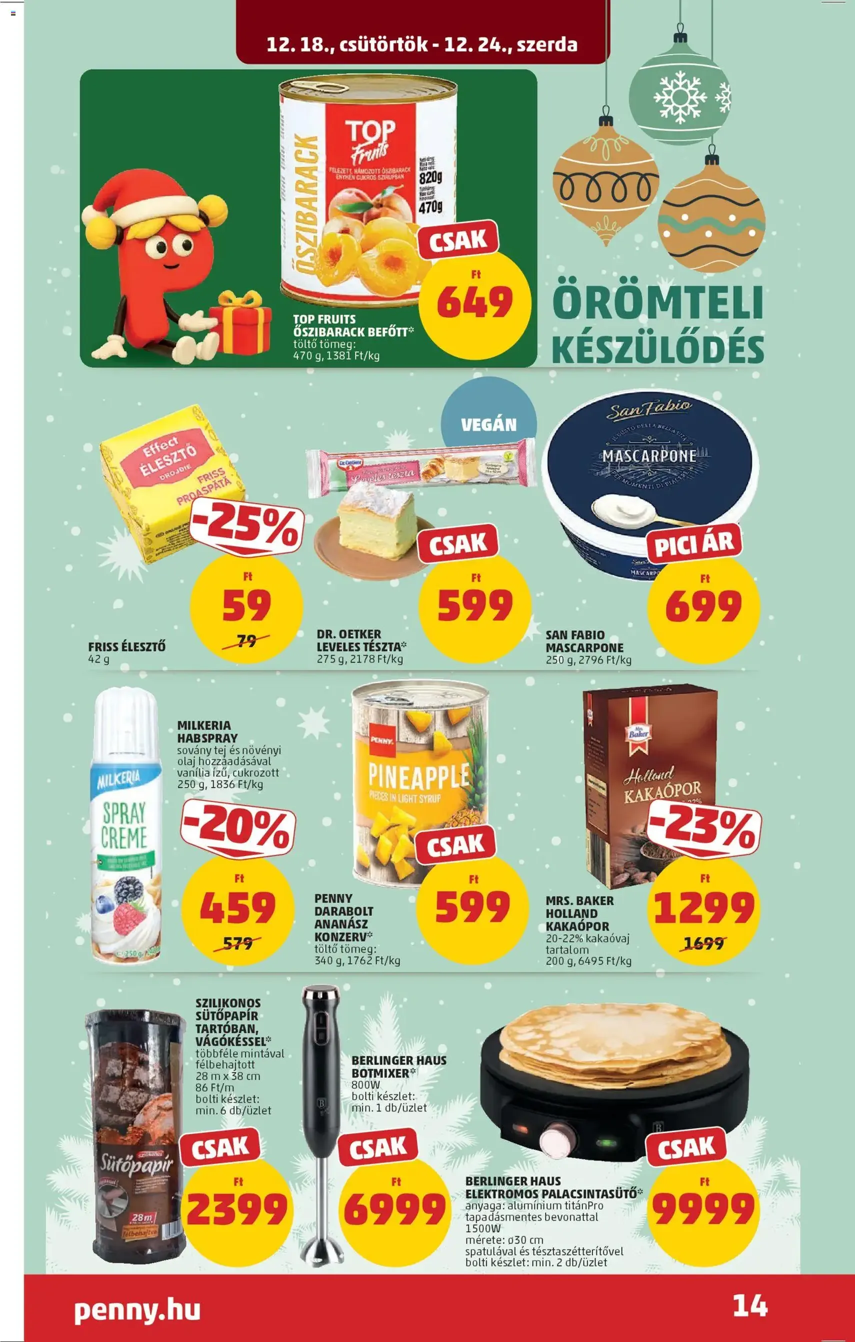 PENNY Akciós újság - 2025.12.18. érvényes szórólap 18 oldal 47 oldalból