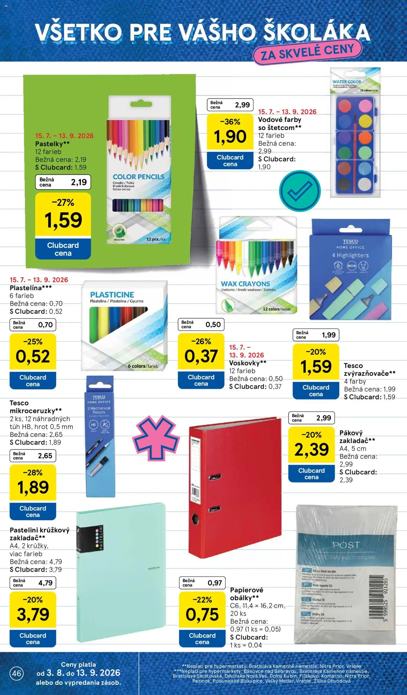 Tesco Hypermarket - leták - platný leták od 12.08.2026 strana 46 z 54
