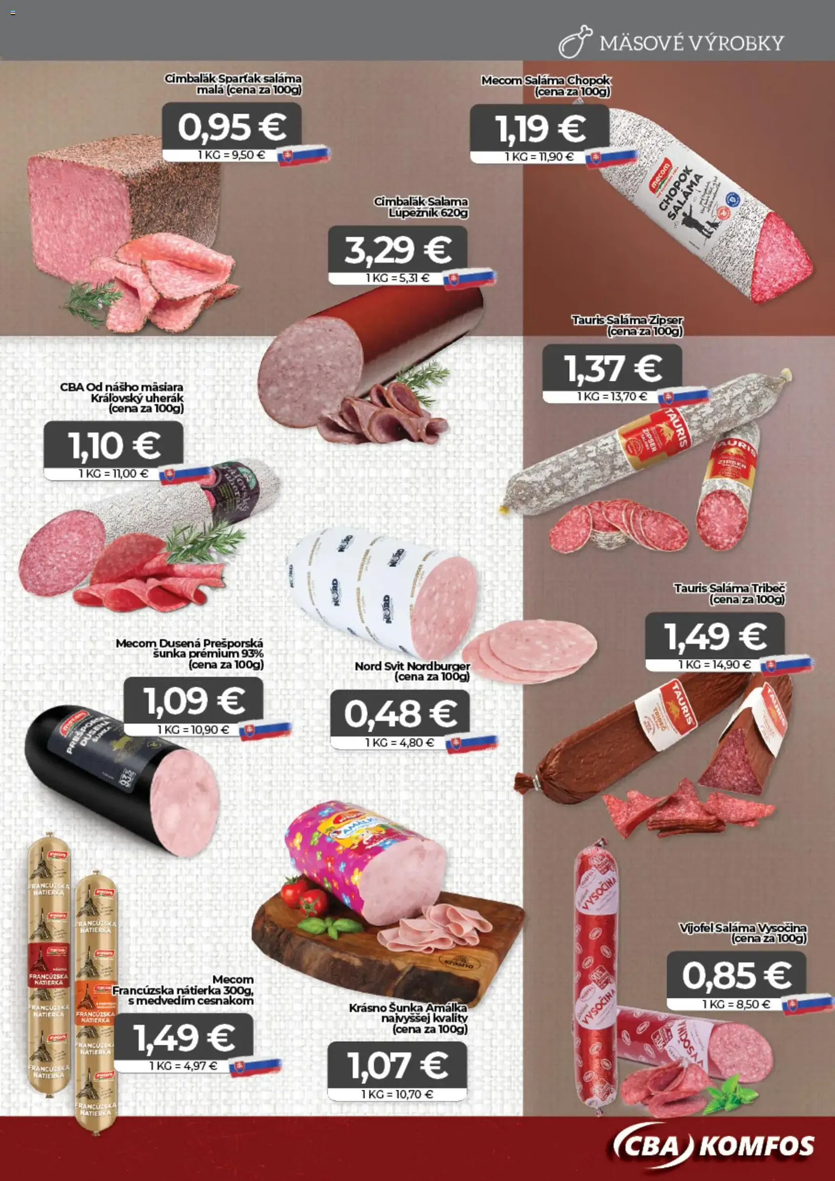 CBA Komfos leták - platný leták od 23.01.2026 strana 3 z 16