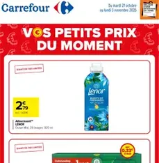 Carrefour catalogue Vos petits prix du moment - Prévisualisation du catalogue valable à partir du 21/10/2025