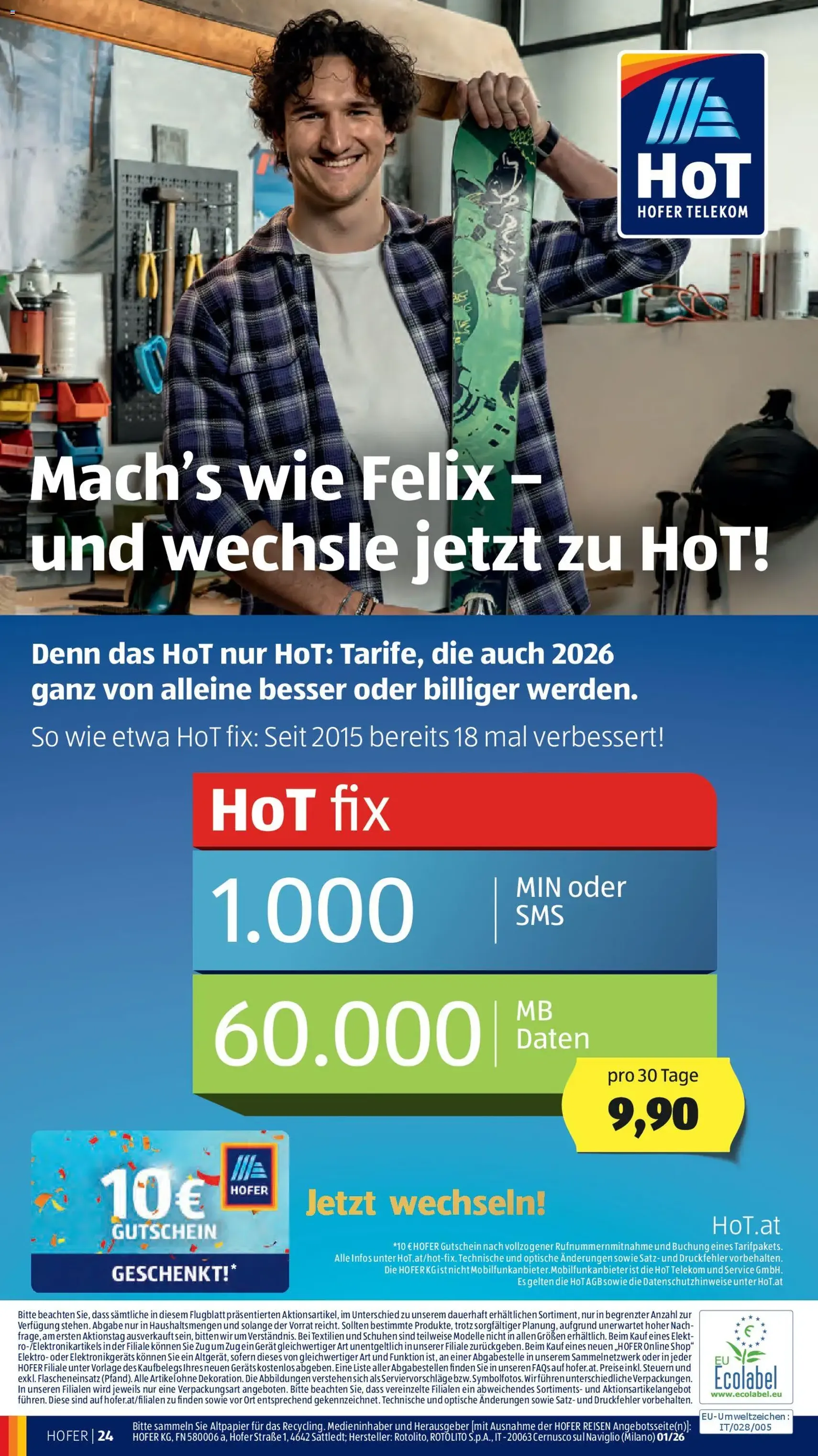 Hofer Flugblatt - Gültiger Prospekt ab 22.12.2025, Seite 28 von insgesamt 29