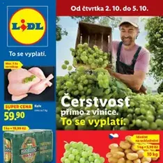 Lidl leták - náhled letáku platný od 02.10.2025
