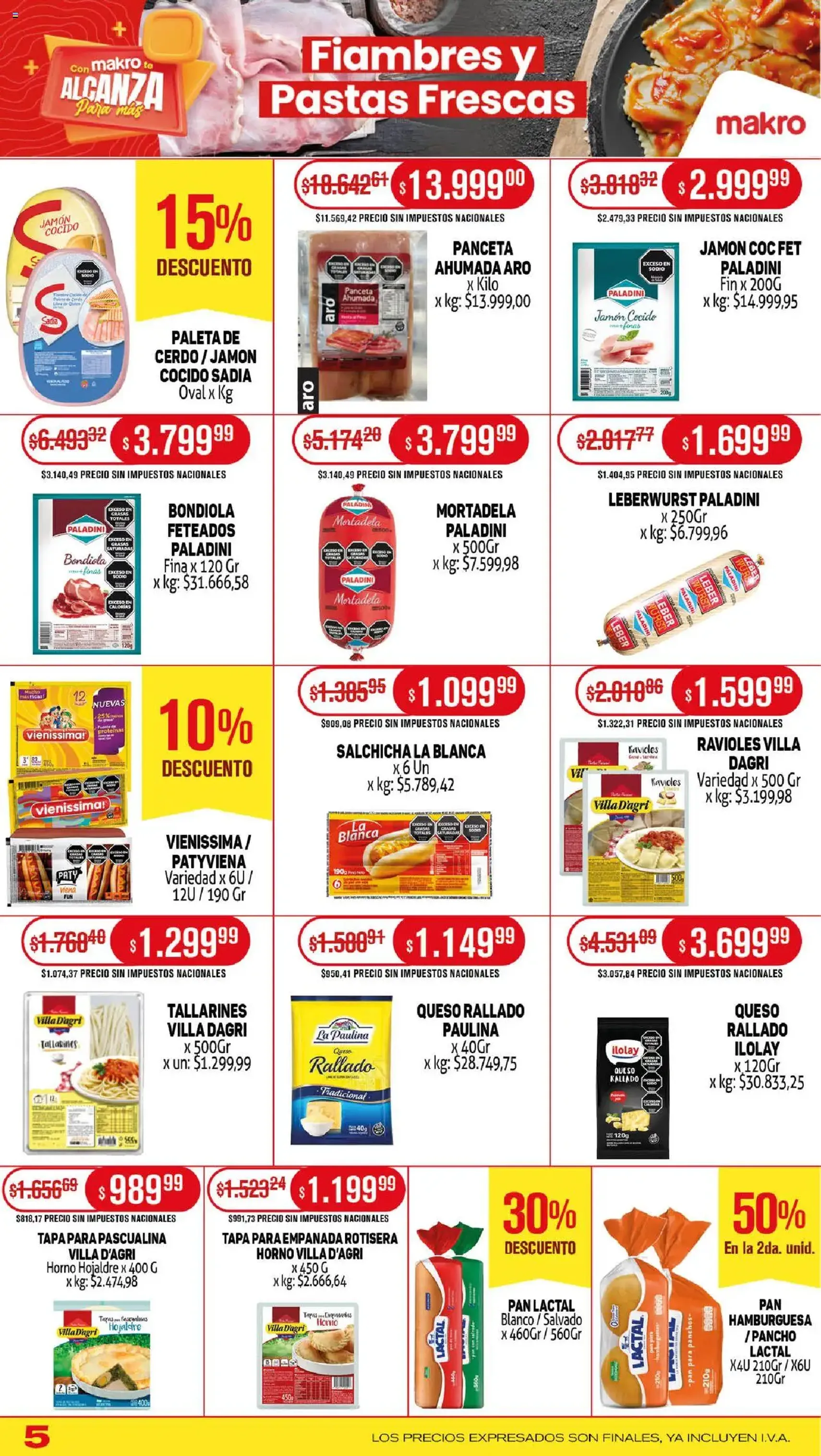 Makro ofertas - folleto válido desde 24/07/2025 página 5 de 20