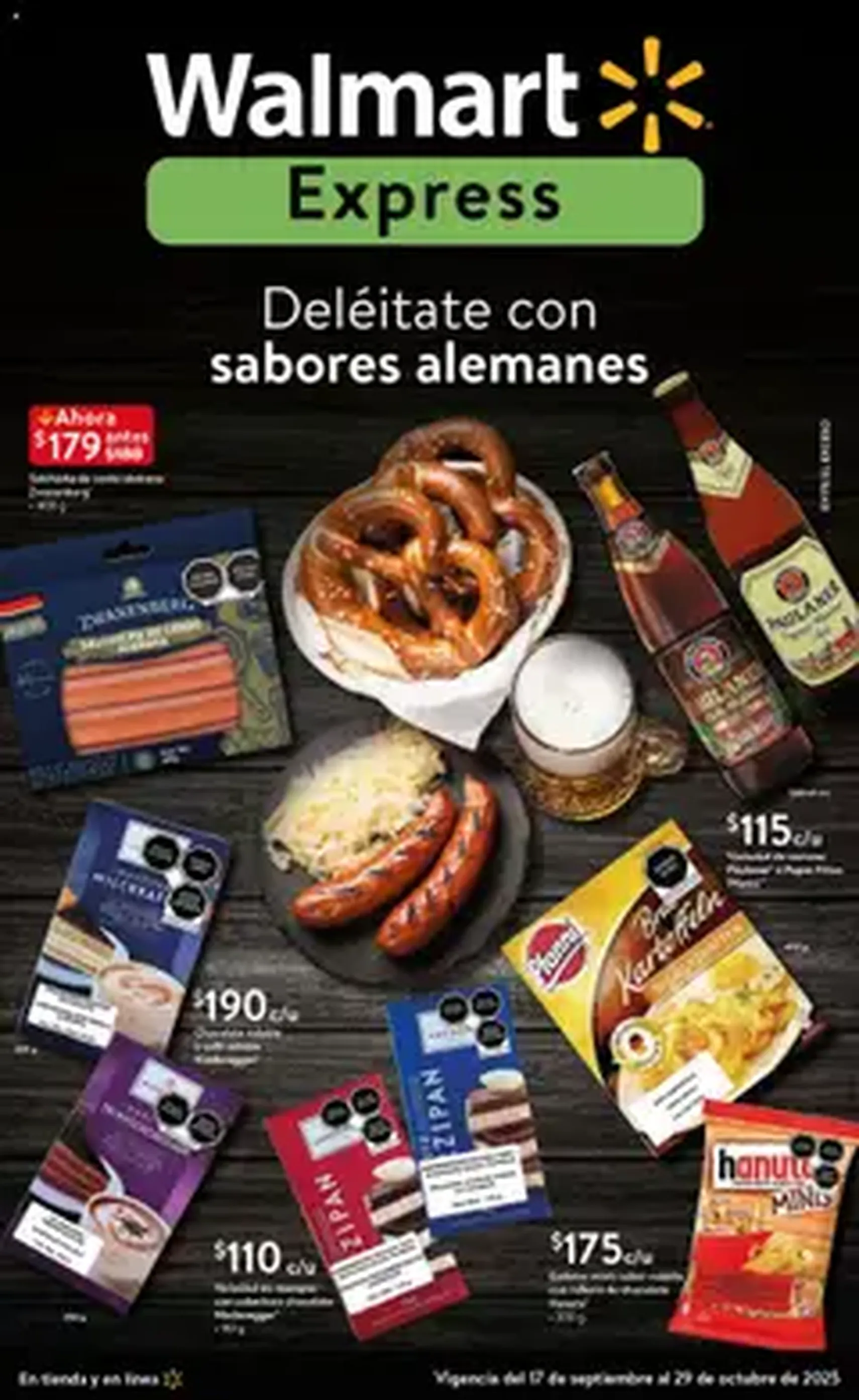Walmart Express - Folleto Sabores alemanes - folleto válido desde 17/09/2025 página 1 de 1