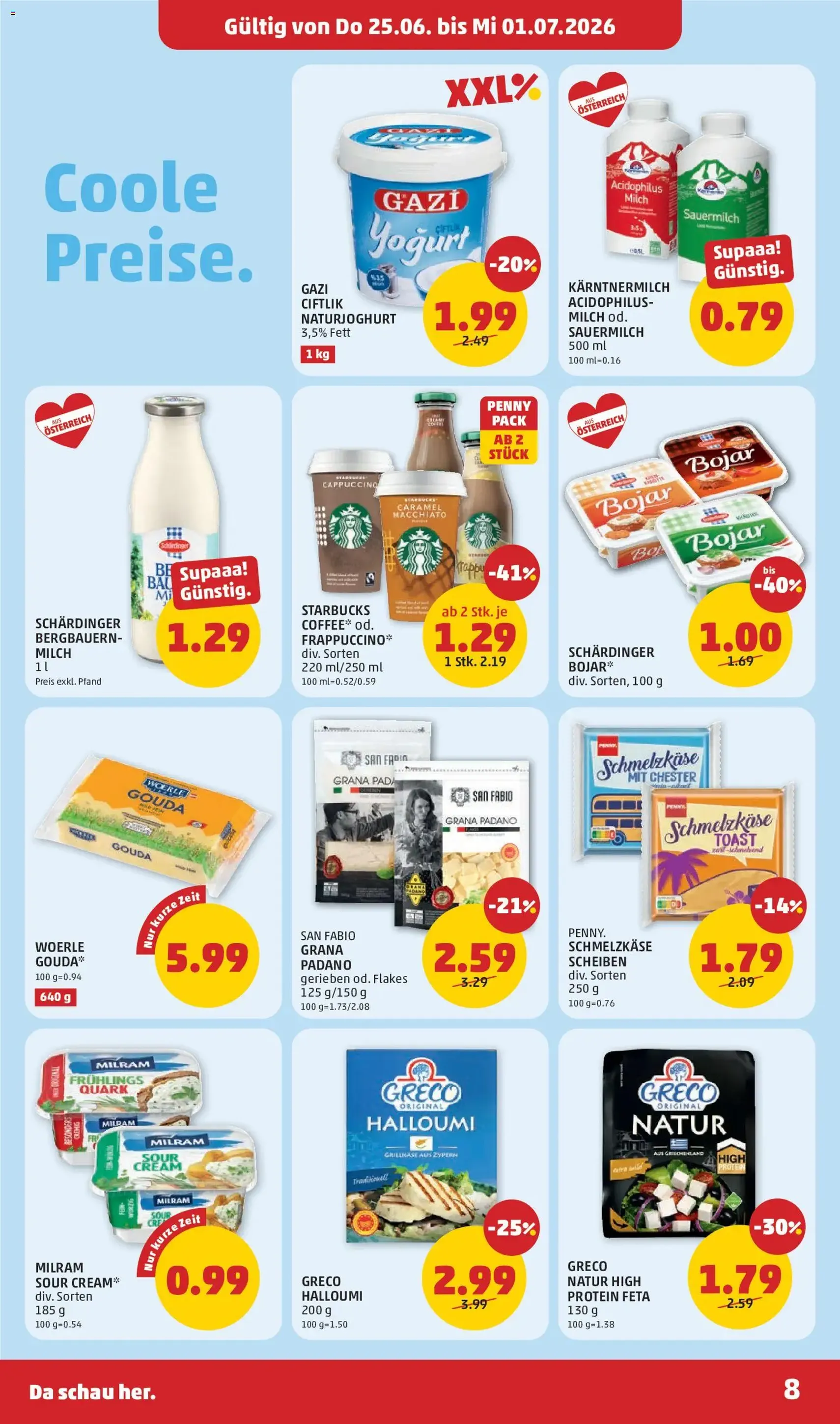 Penny Markt Flugblatt - Gültiger Prospekt ab 25.06.2026, Seite 8 von insgesamt 28