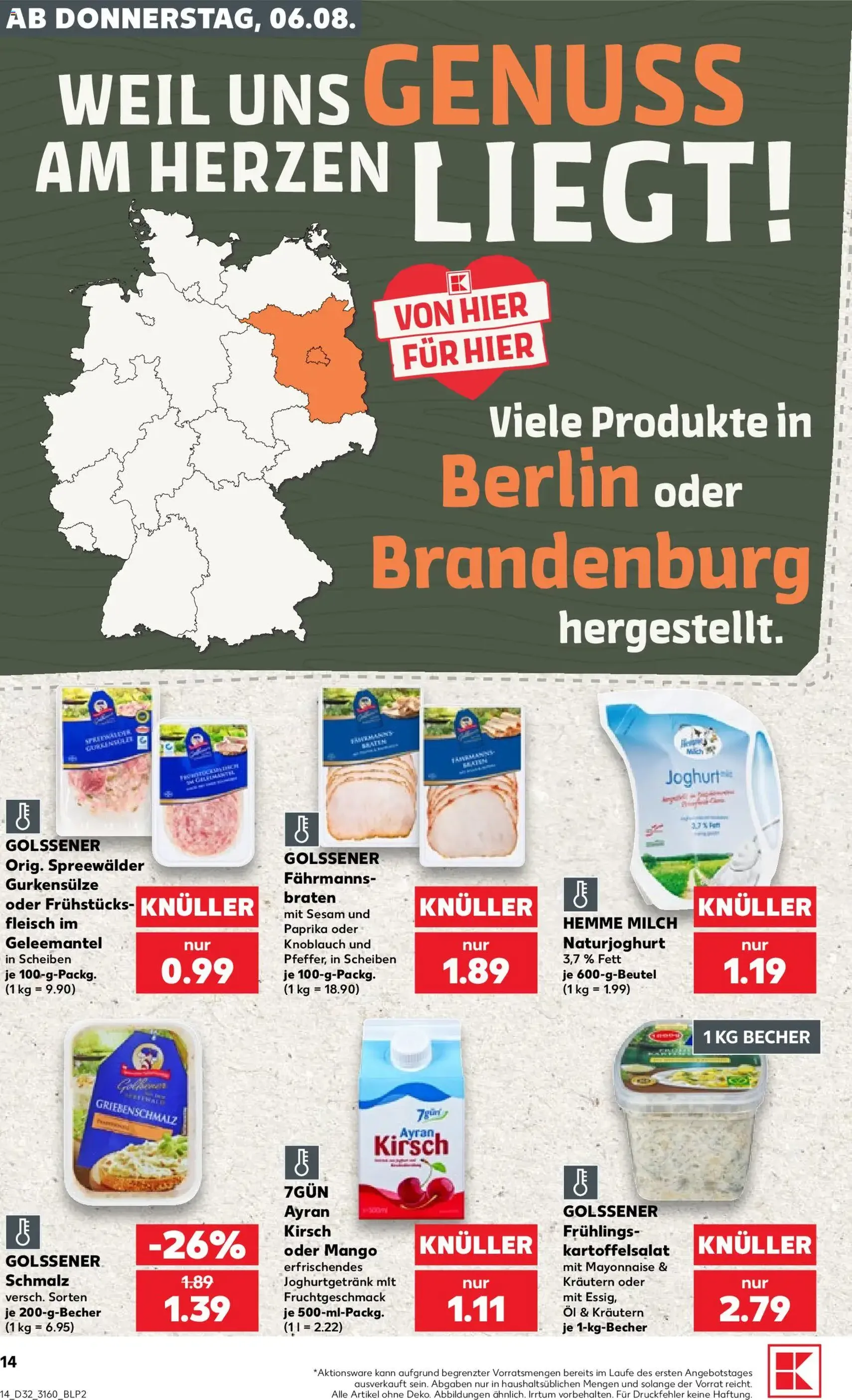 Kaufland Prospekt - Gültiger Prospekt ab 06.08.2026, Seite 14 von insgesamt 58