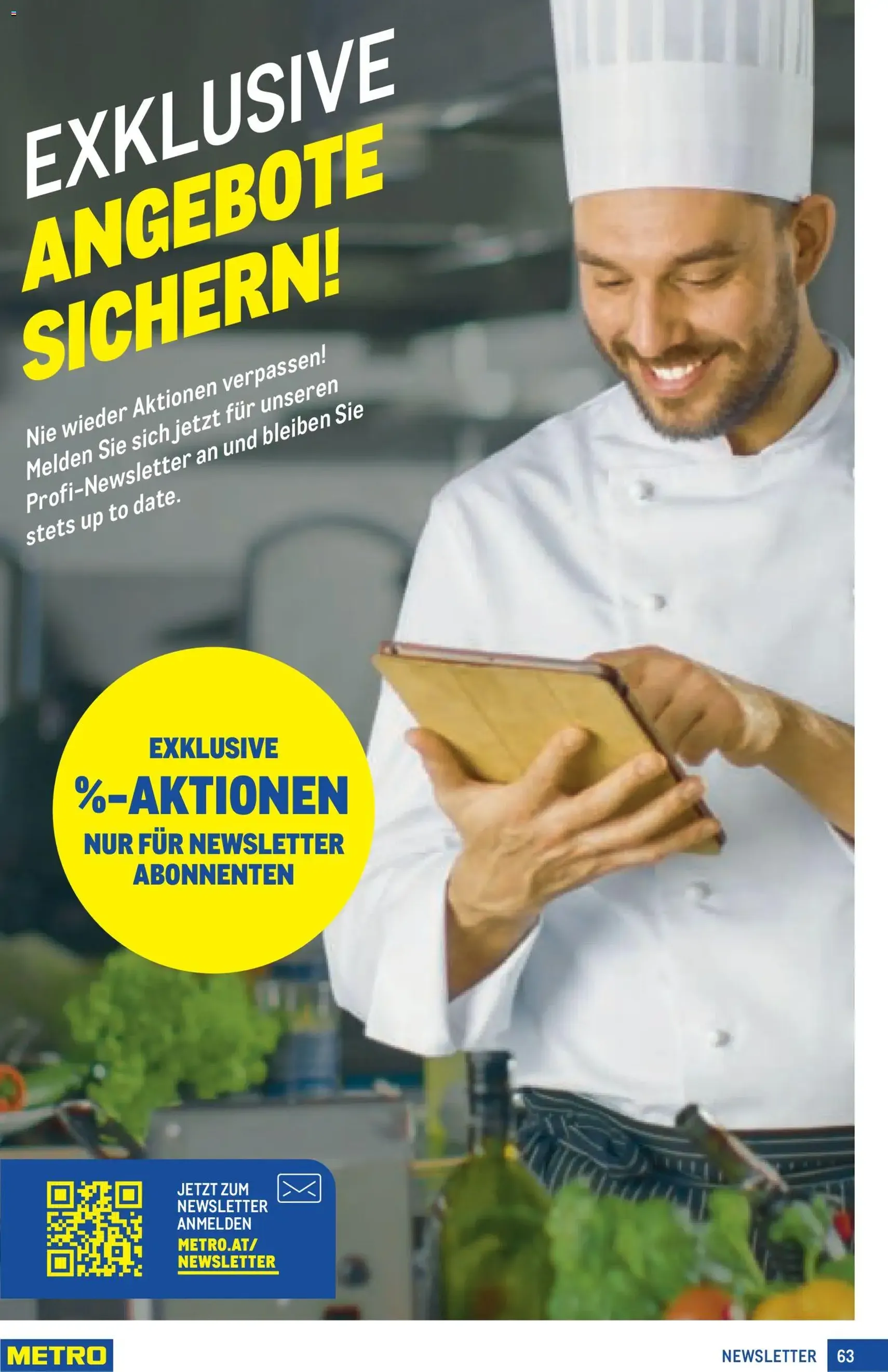 Metro angebote Profi - Gültiger Prospekt ab 20.08.2026, Seite 63 von insgesamt 64