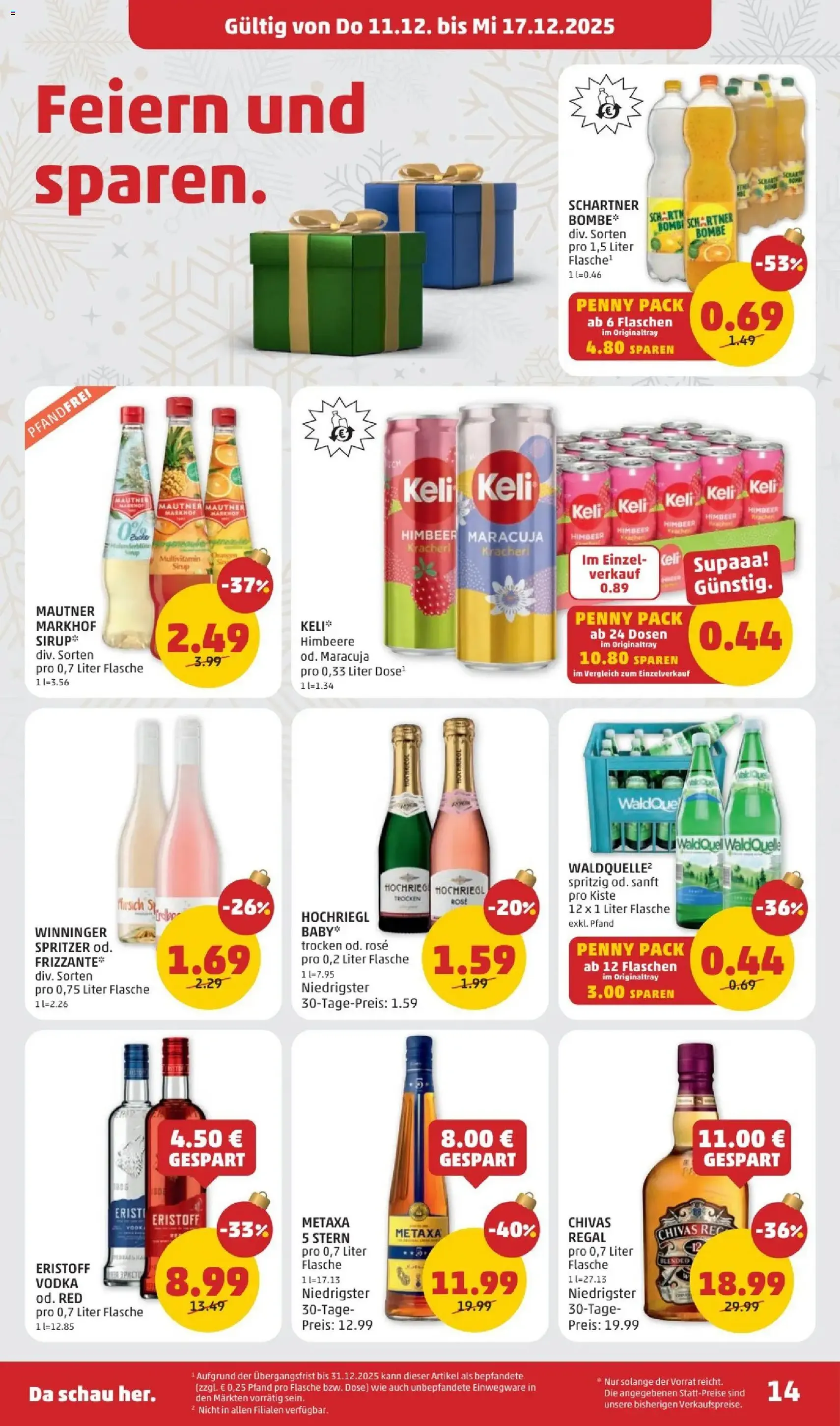 Penny Markt Flugblatt - Gültiger Prospekt ab 11.12.2025, Seite 14 von insgesamt 28
