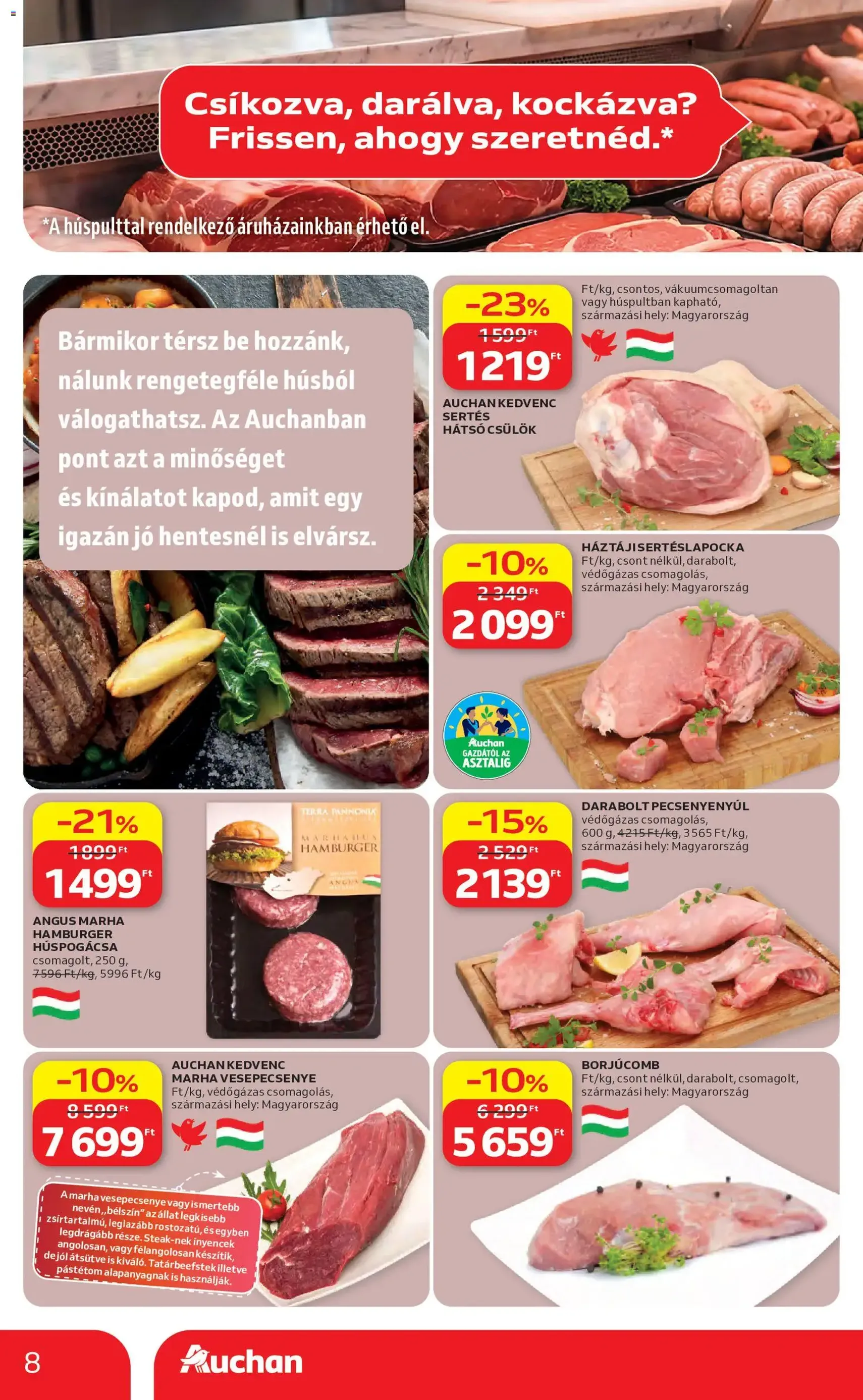 Auchan akciós újság - 2026.05.07. érvényes szórólap 8 oldal 60 oldalból