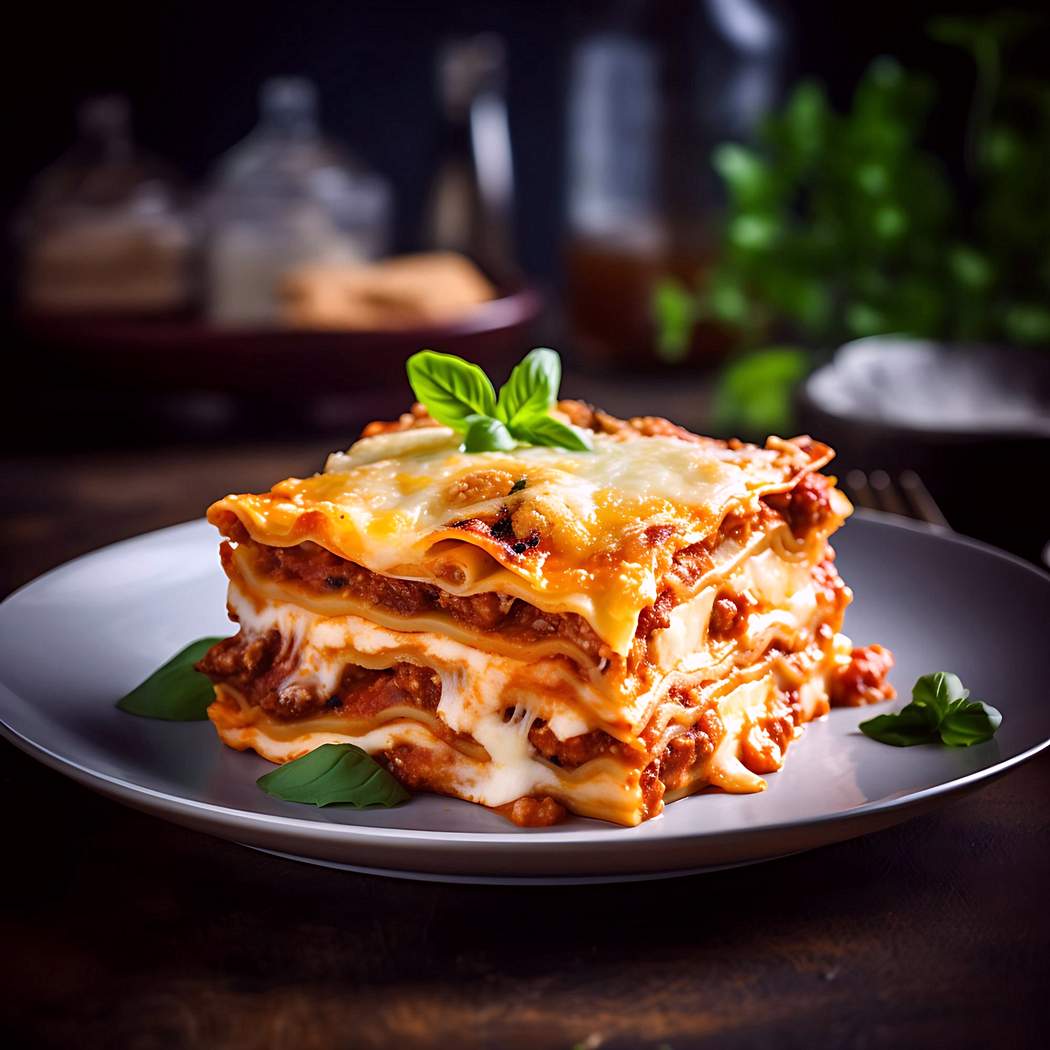 Domáce lasagne s mletým mäsom a bešamelom