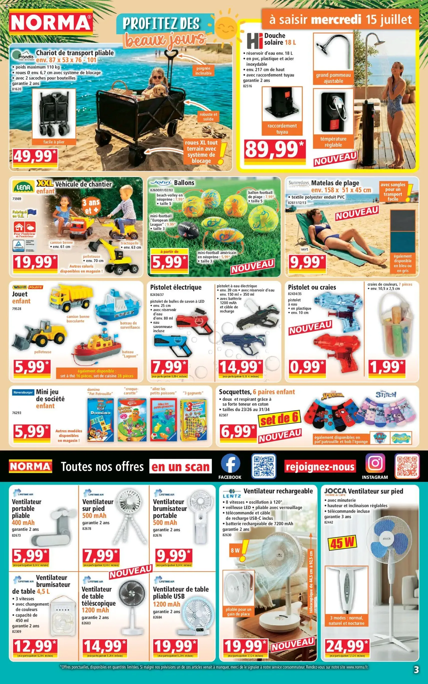 Norma catalogue - brochure valable à partir du 15/07/2026, page 3 sur 12