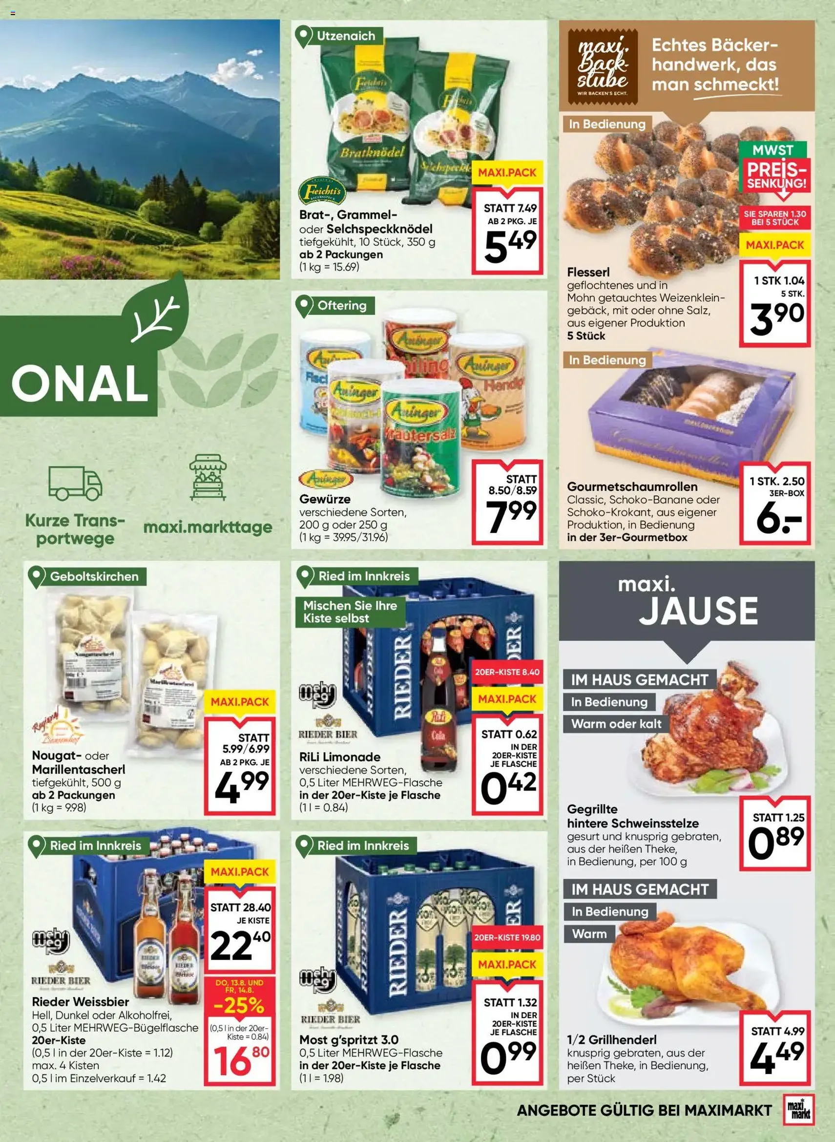 Maximarkt Flugblatt - Gültiger Prospekt ab 13.08.2026, Seite 5 von insgesamt 24