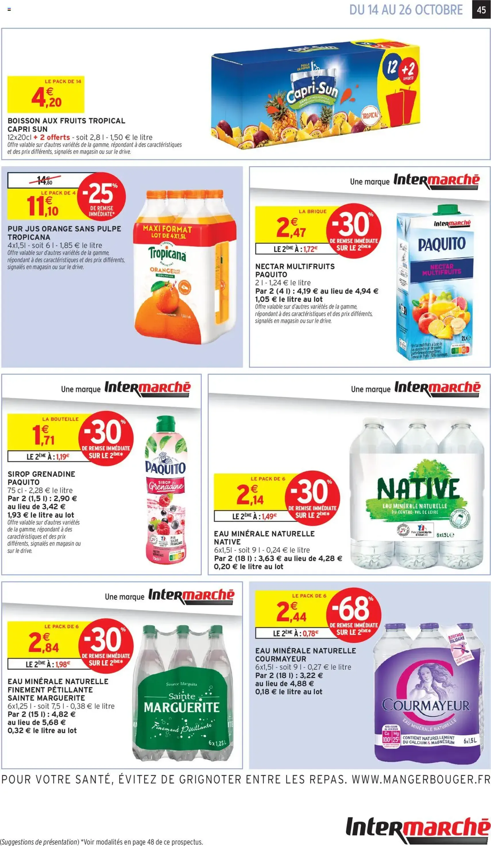 Intermarché catalogue semaine 42 - brochure valable à partir du 14/10/2025, page 45 sur 52