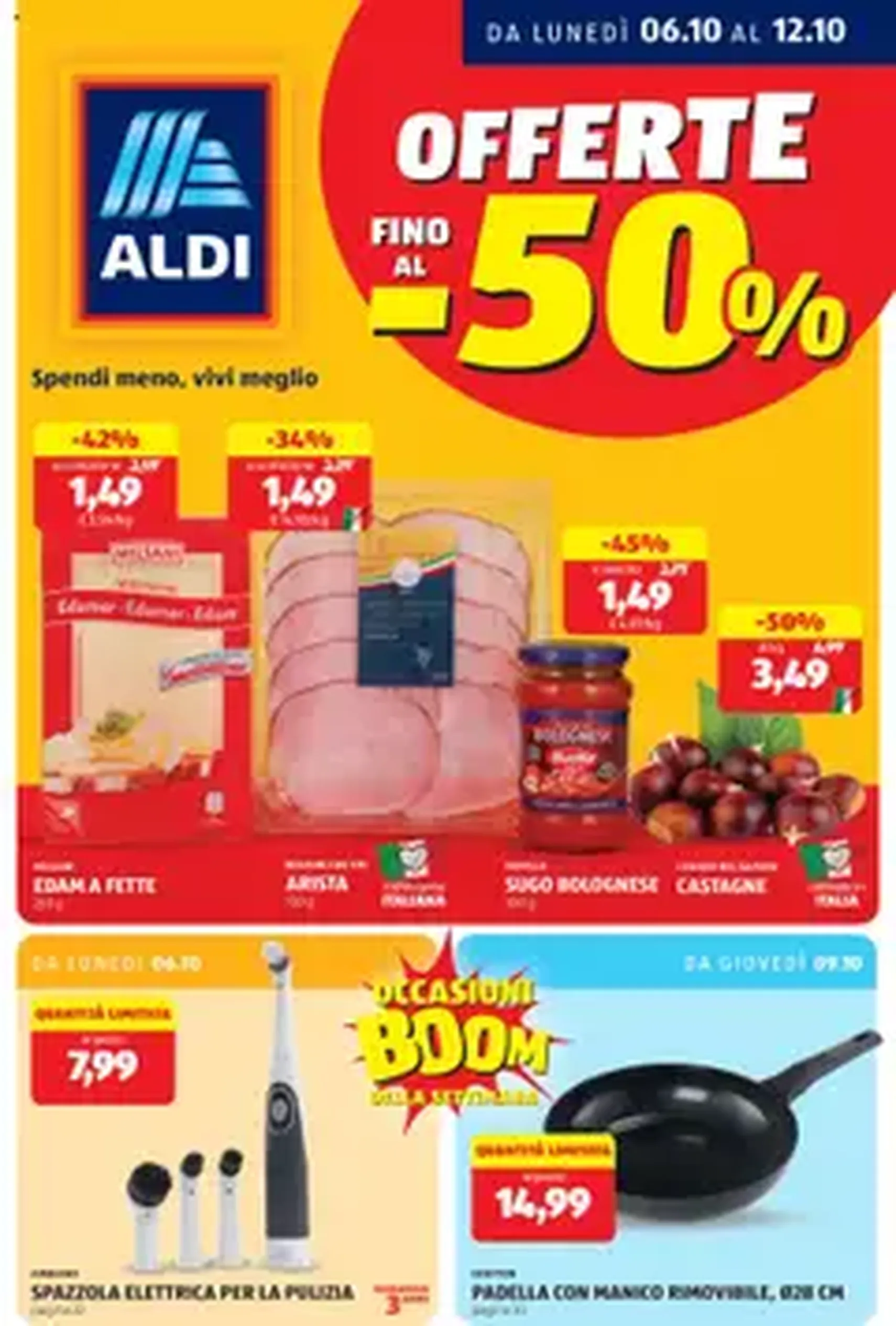 Volantino Aldi - volantino valido dal 06/10/2025 pagina 1 di 1