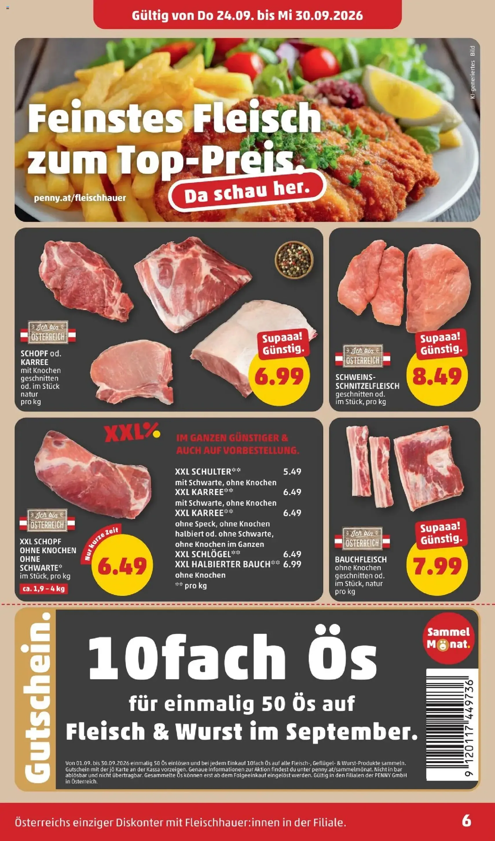 Penny Markt - Flugblatt - Gültiger Prospekt ab 24.09.2026, Seite 6 von insgesamt 28