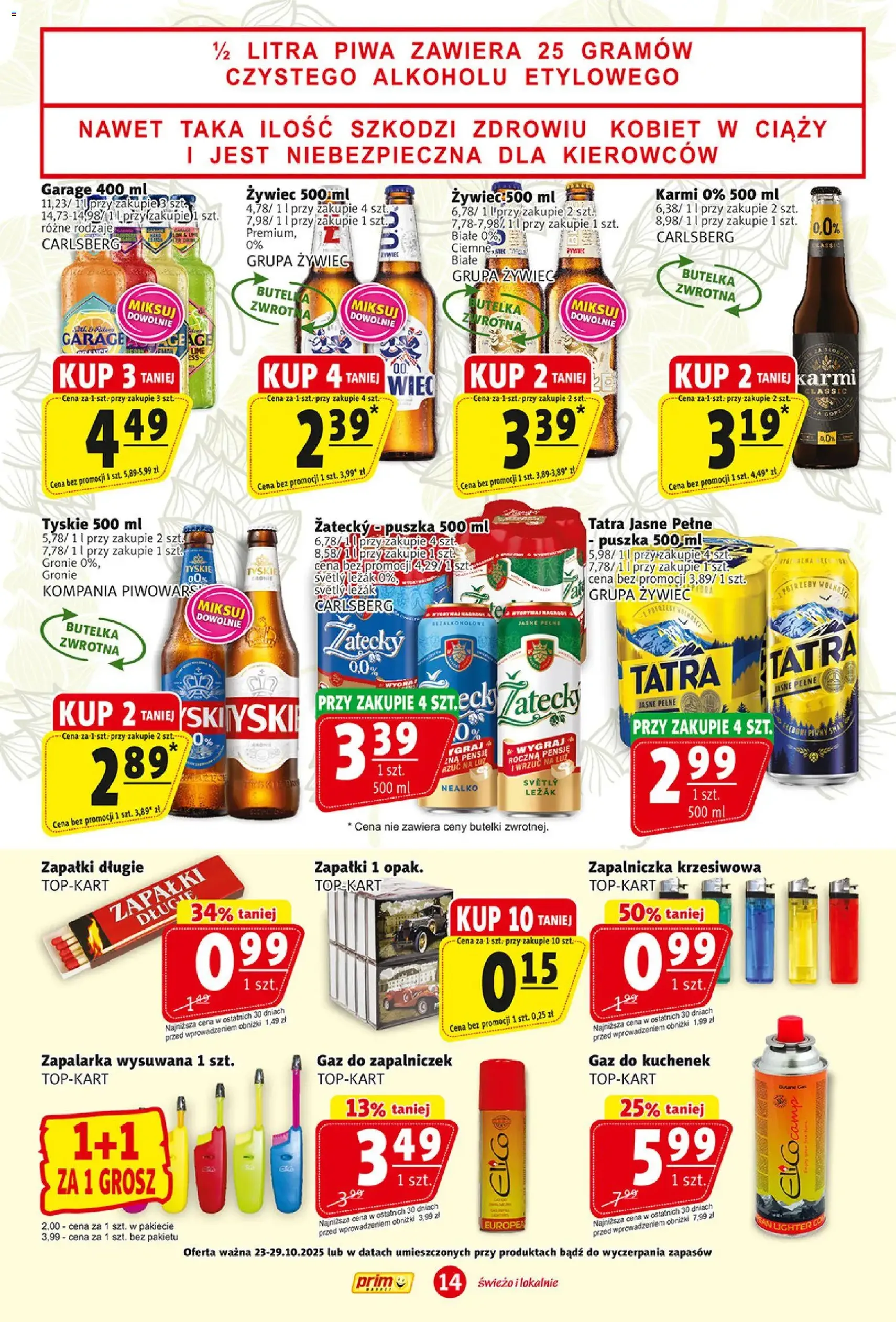Prim Market Gazetka - ważny gazetka od 23.10.2025 strona 14 z 16 Prim Market Gazetka - ważny gazetka od 23.10.2025 strona 14 z 16
