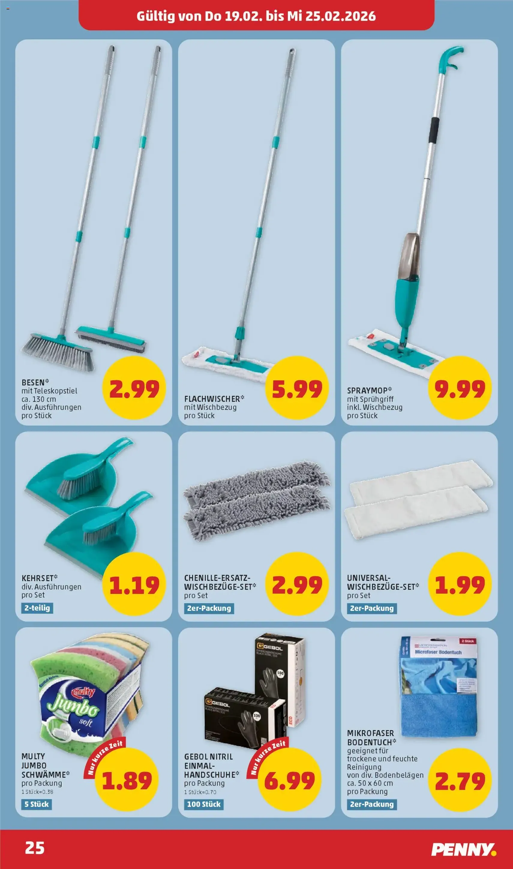 Penny Markt Flugblatt - Gültiger Prospekt ab 19.02.2026, Seite 25 von insgesamt 32