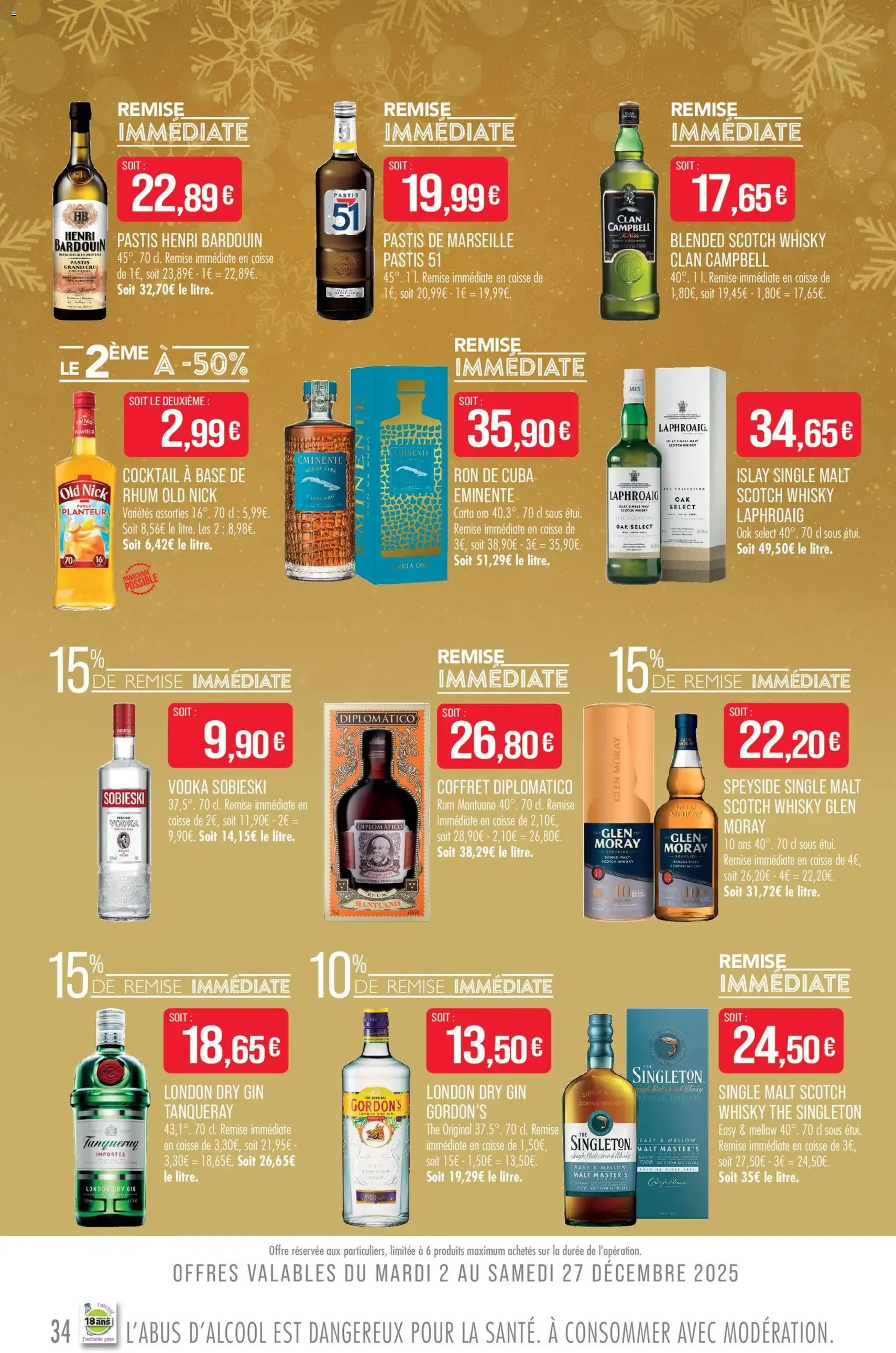 Match Supermarché catalogue - brochure valable à partir du 02/12/2025, page 34 sur 36