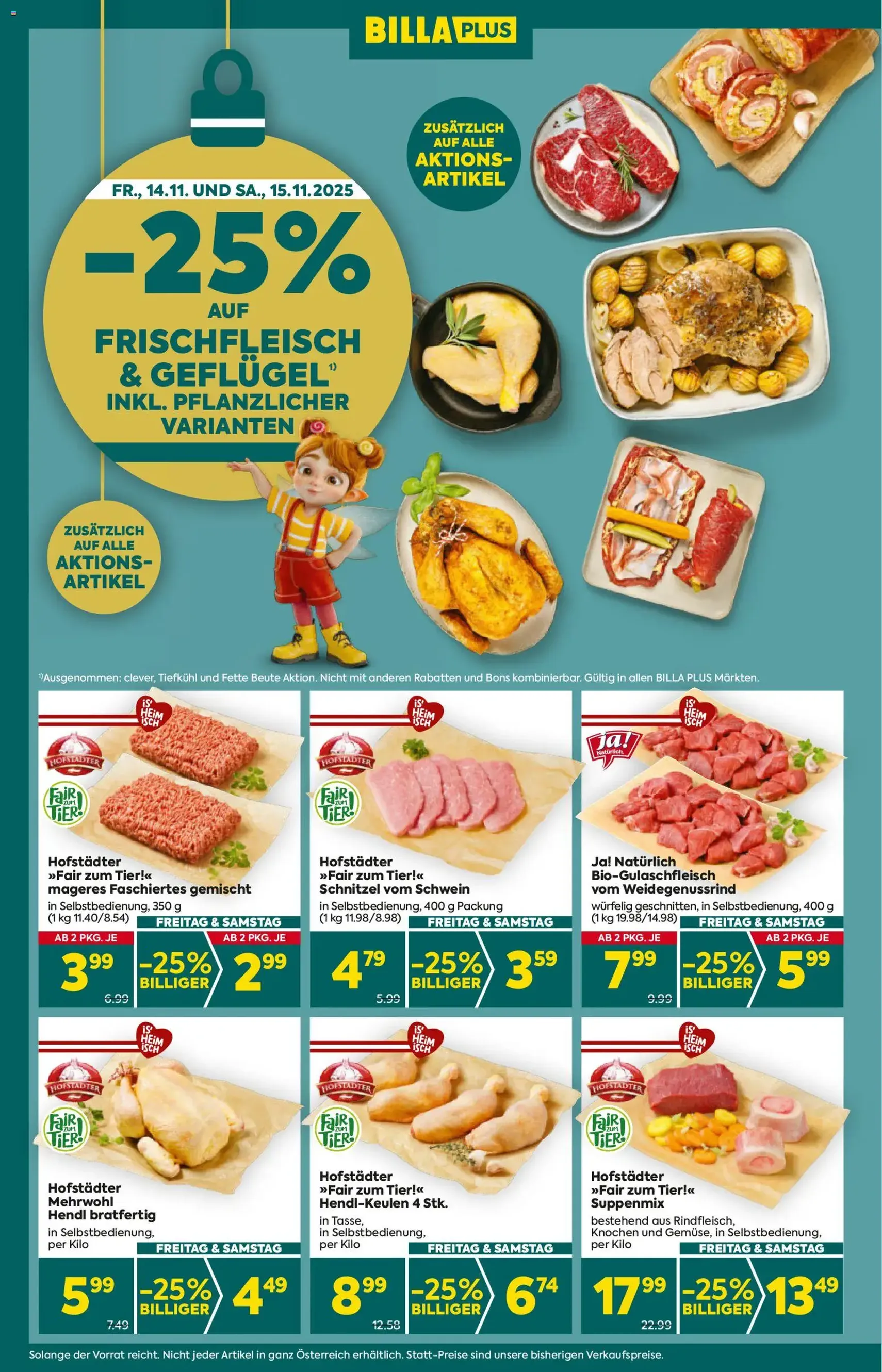 Billa Plus Flugblatt - Gültiger Prospekt ab 13.11.2025, Seite 2 von insgesamt 16