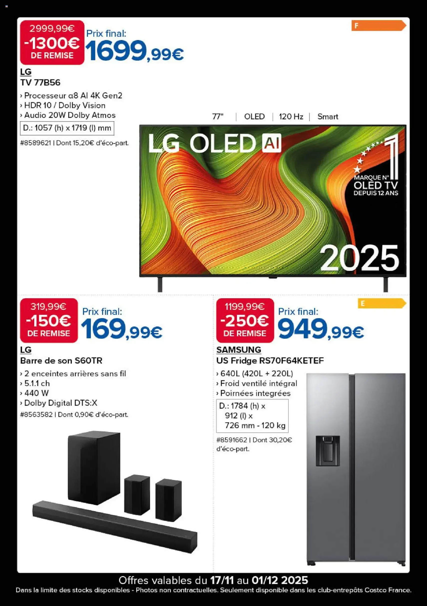 Costco Black Friday - brochure valable à partir du 17/11/2025, page 5 sur 22