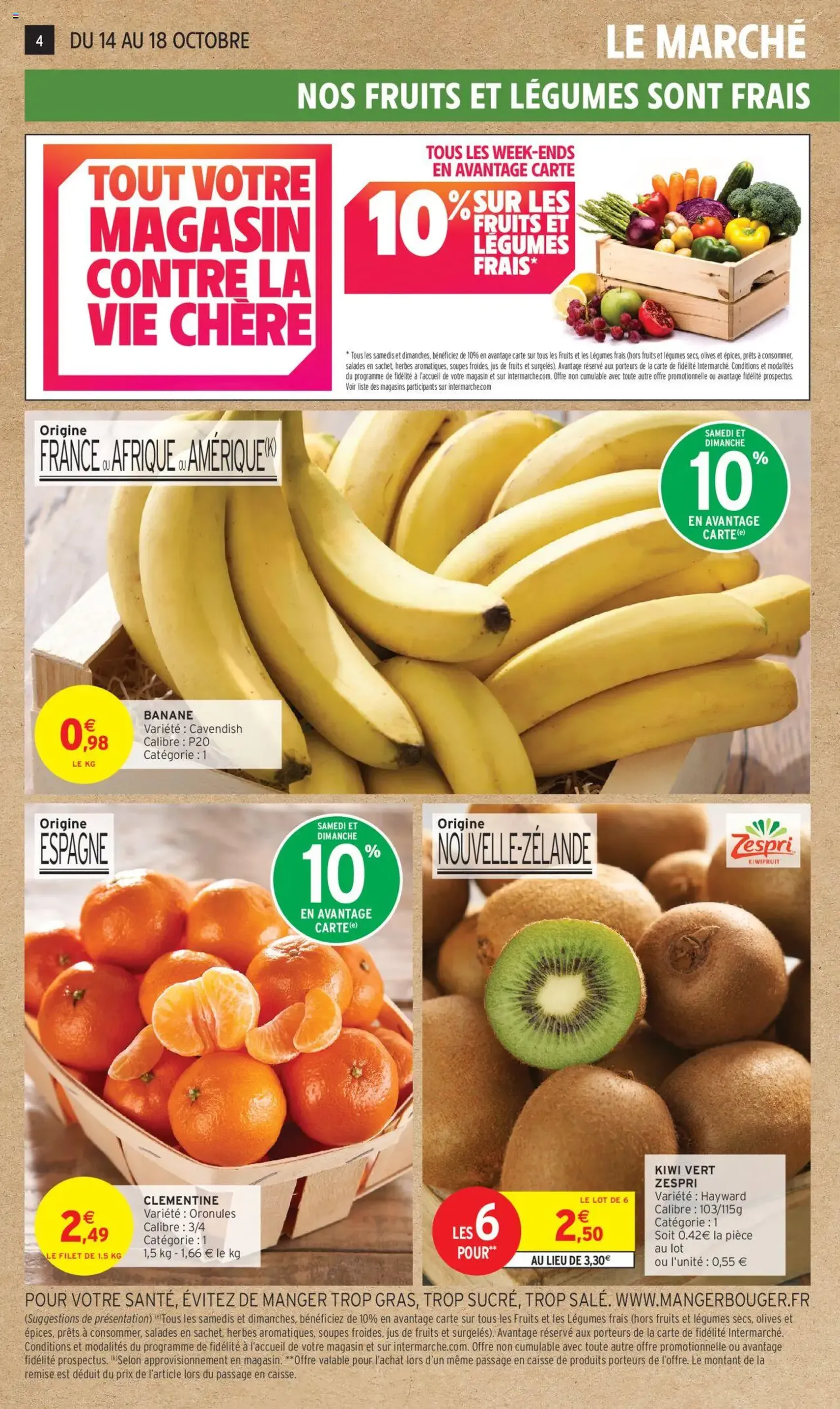 Intermarché catalogue semaine 42 - brochure valable à partir du 14/10/2025, page 4 sur 52