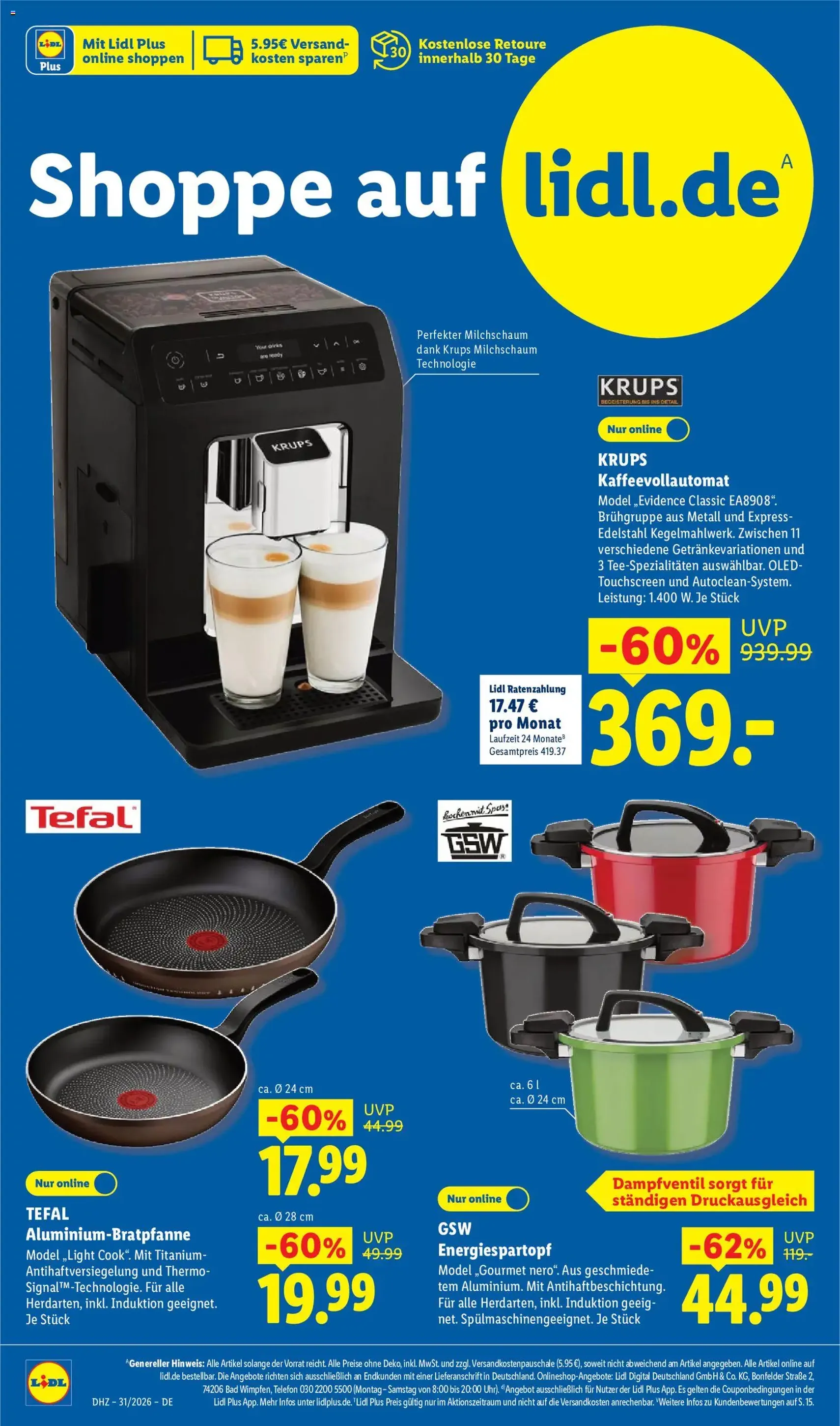 Lidl Prospekt - Gültiger Prospekt ab 27.07.2026, Seite 8 von insgesamt 69