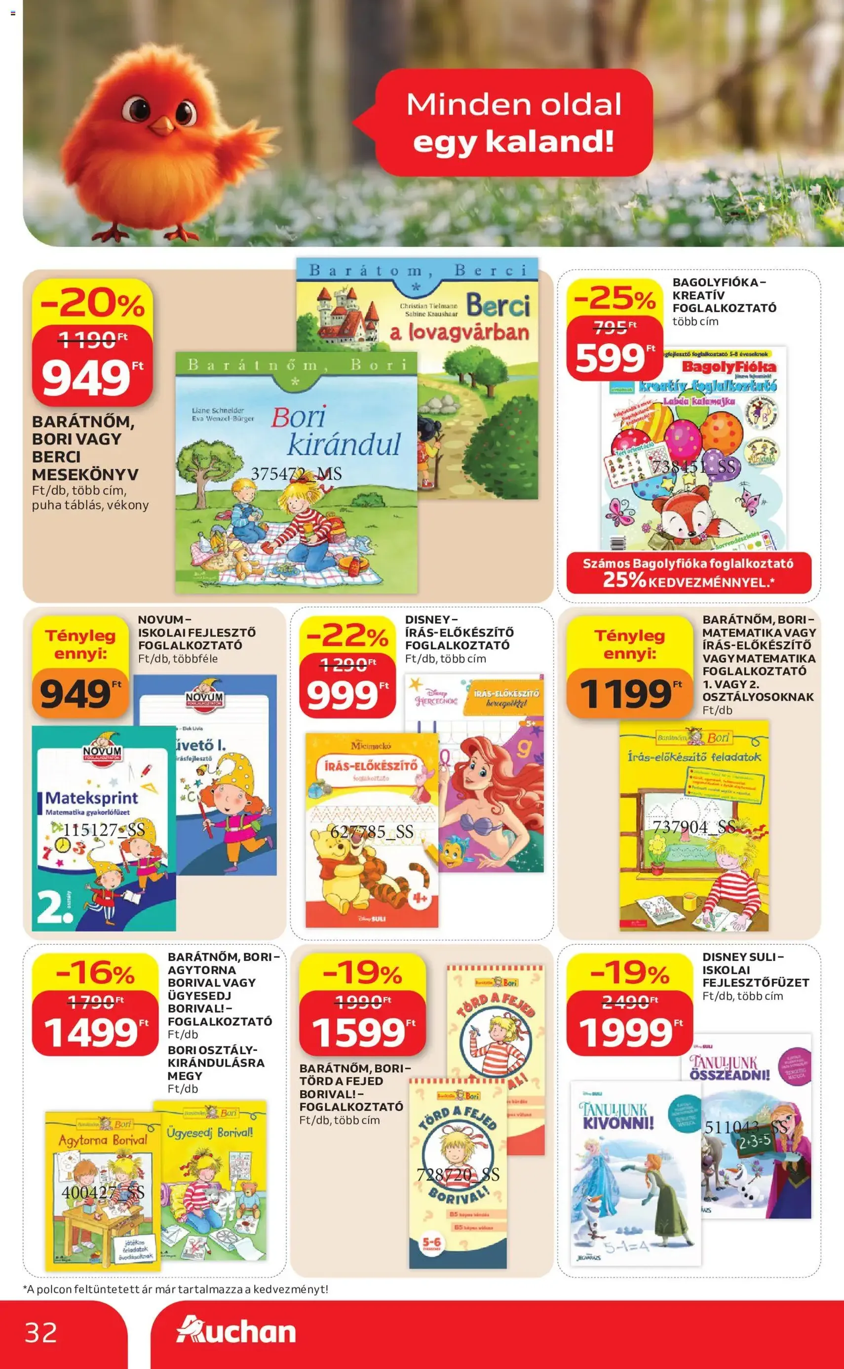 Auchan akciós újság - 2026.07.09. érvényes szórólap 32 oldal 50 oldalból