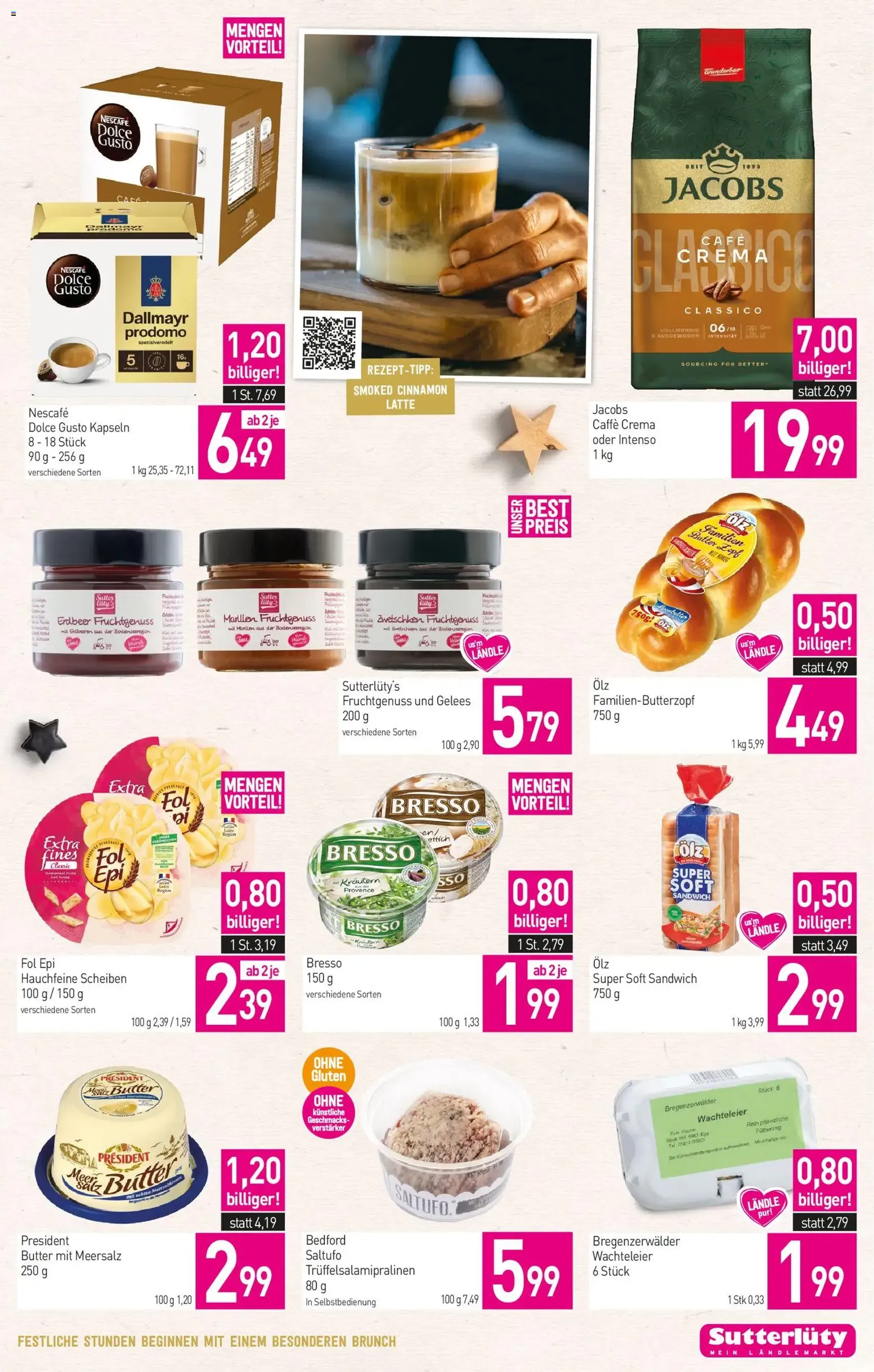 Sutterlüty Flugblatt - Gültiger Prospekt ab 22.12.2025, Seite 3 von insgesamt 16