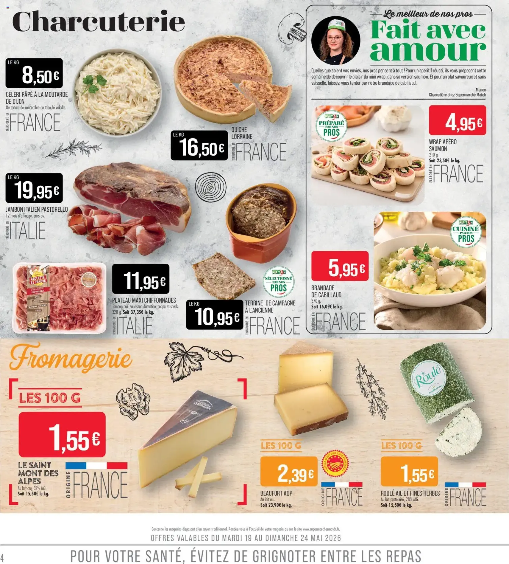 Match Supermarché catalogue - brochure valable à partir du 19/05/2026, page 4 sur 24