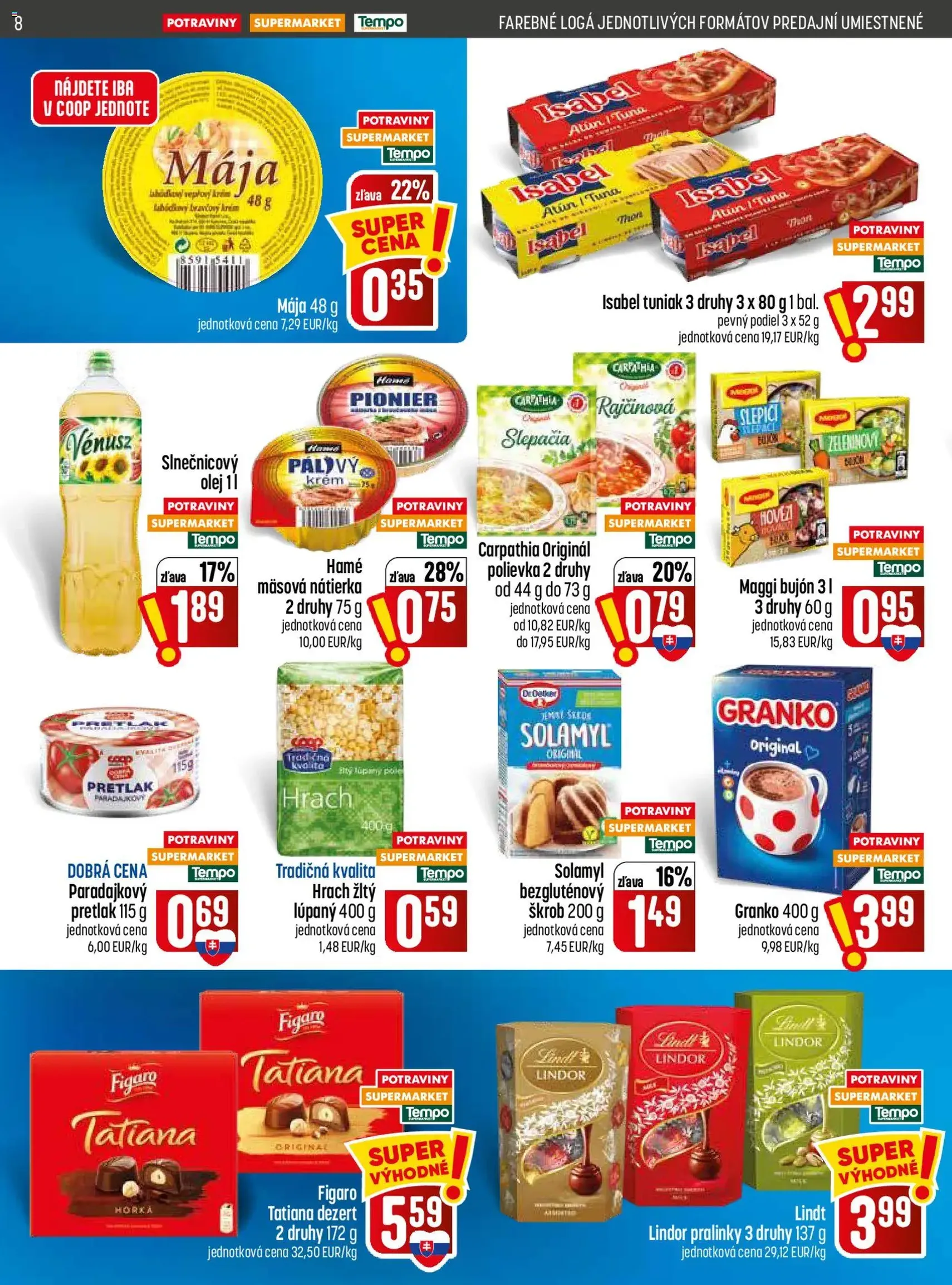COOP Jednota leták - platný leták od 23.07.2026 strana 8 z 28