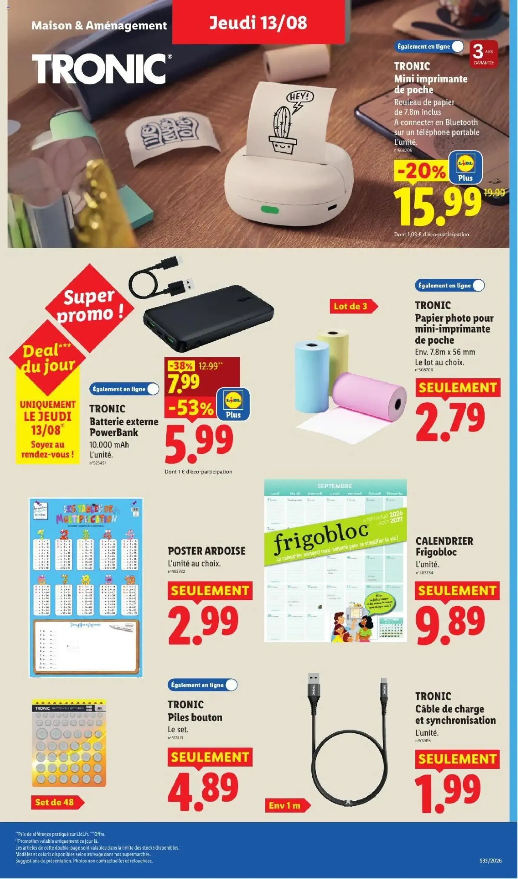 LIDL catalogue - brochure valable à partir du 13/08/2026, page 43 sur 61