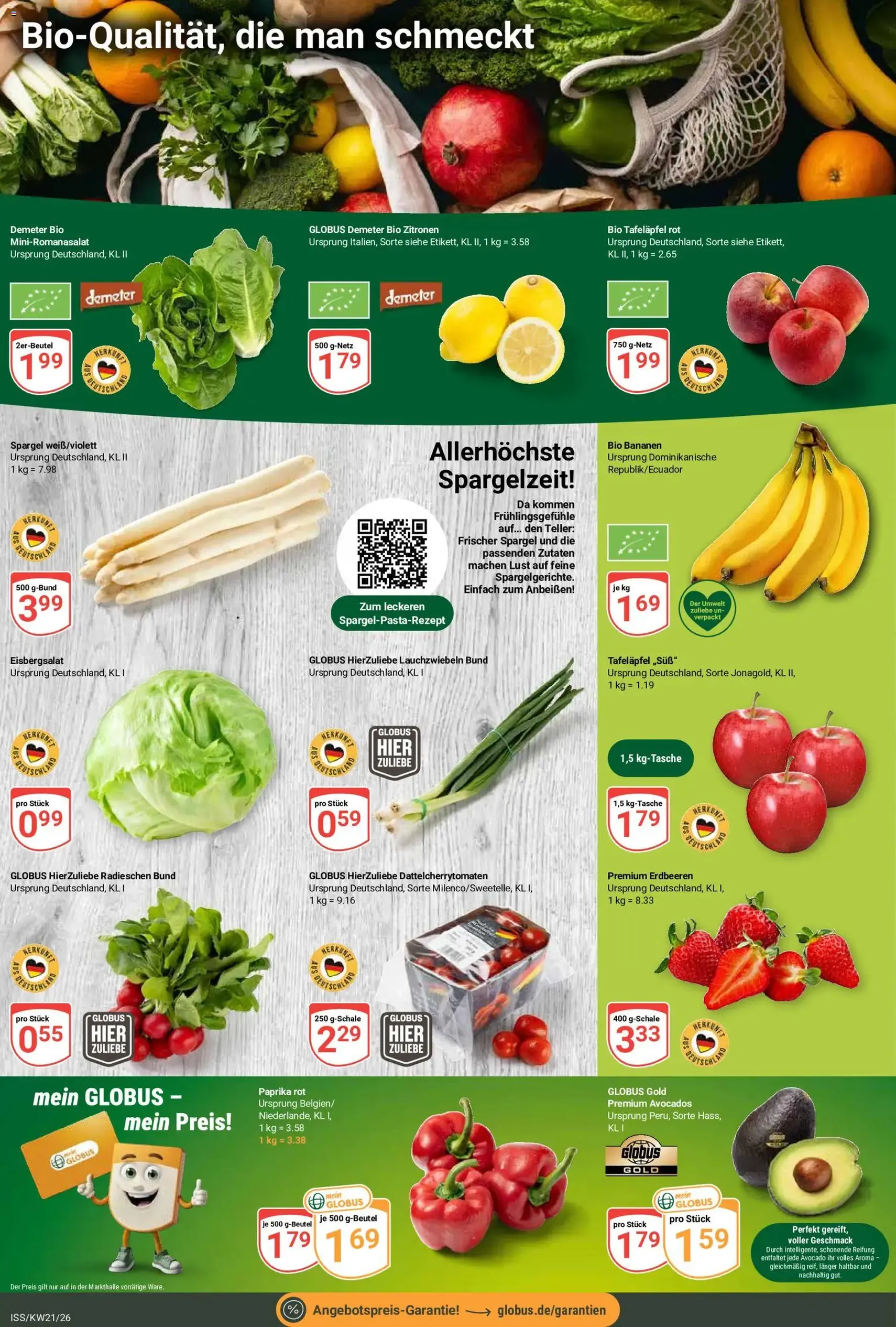 Globus Prospekt - Gültiger Prospekt ab 18.05.2026, Seite 8 von insgesamt 34