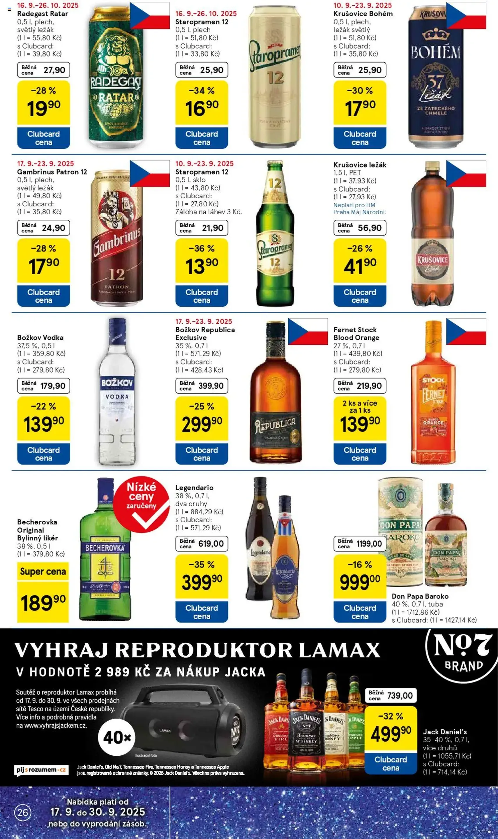 Tesco leták - Hypermarket - platný leták od 17.09.2025 strana 26 z 33