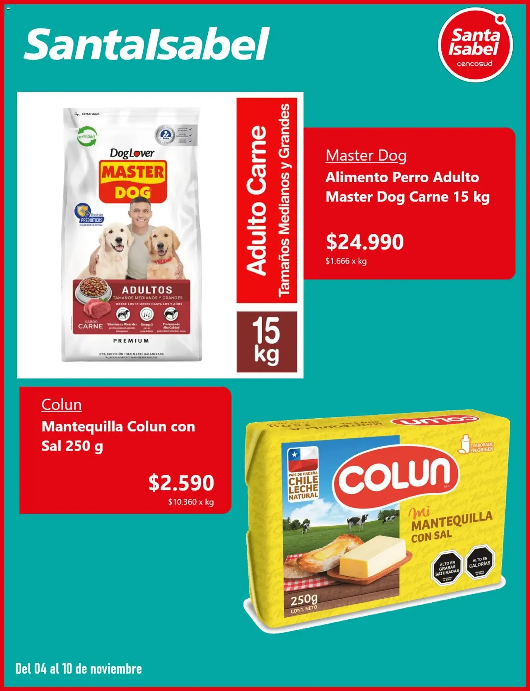 Santa Isabel ofertas - folleto válido desde 04.11.2025 página 4 de 5