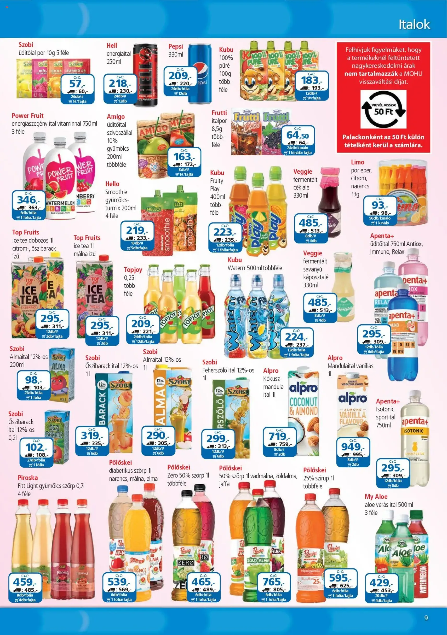 ÁRKLUB Akciós újság - 2025.11.01. érvényes szórólap 9 oldal 32 oldalból