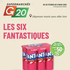 G20 Supermarchés catalogue - Prévisualisation du catalogue valable à partir du 25/02/2026