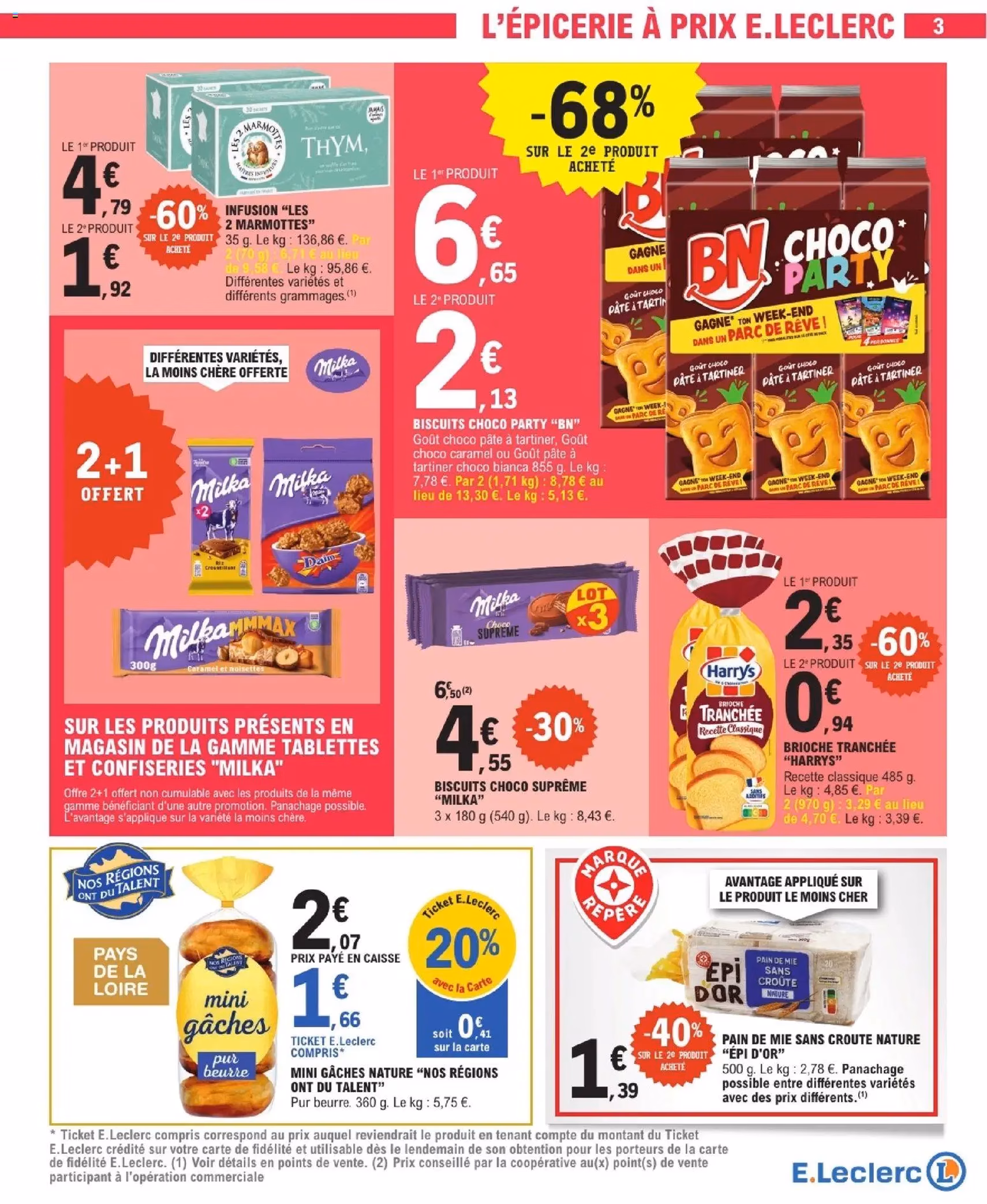 E.Leclerc catalogue de la semaine 18 - brochure valable à partir du 28/04/2026, page 3 sur 32