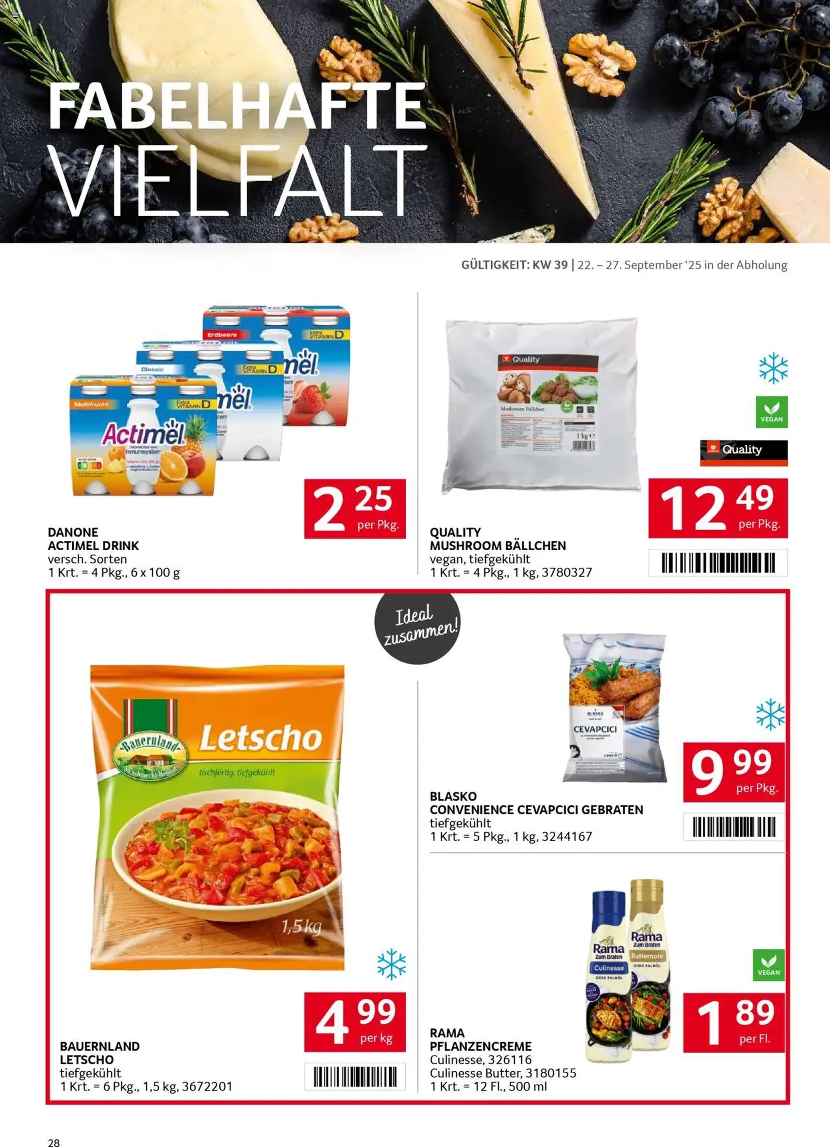 Transgourmet Flugblatt - Gültiger Prospekt ab 22.09.2025, Seite 26 von insgesamt 30 Transgourmet Flugblatt - Gültiger Prospekt ab 22.09.2025, Seite 26 von insgesamt 30