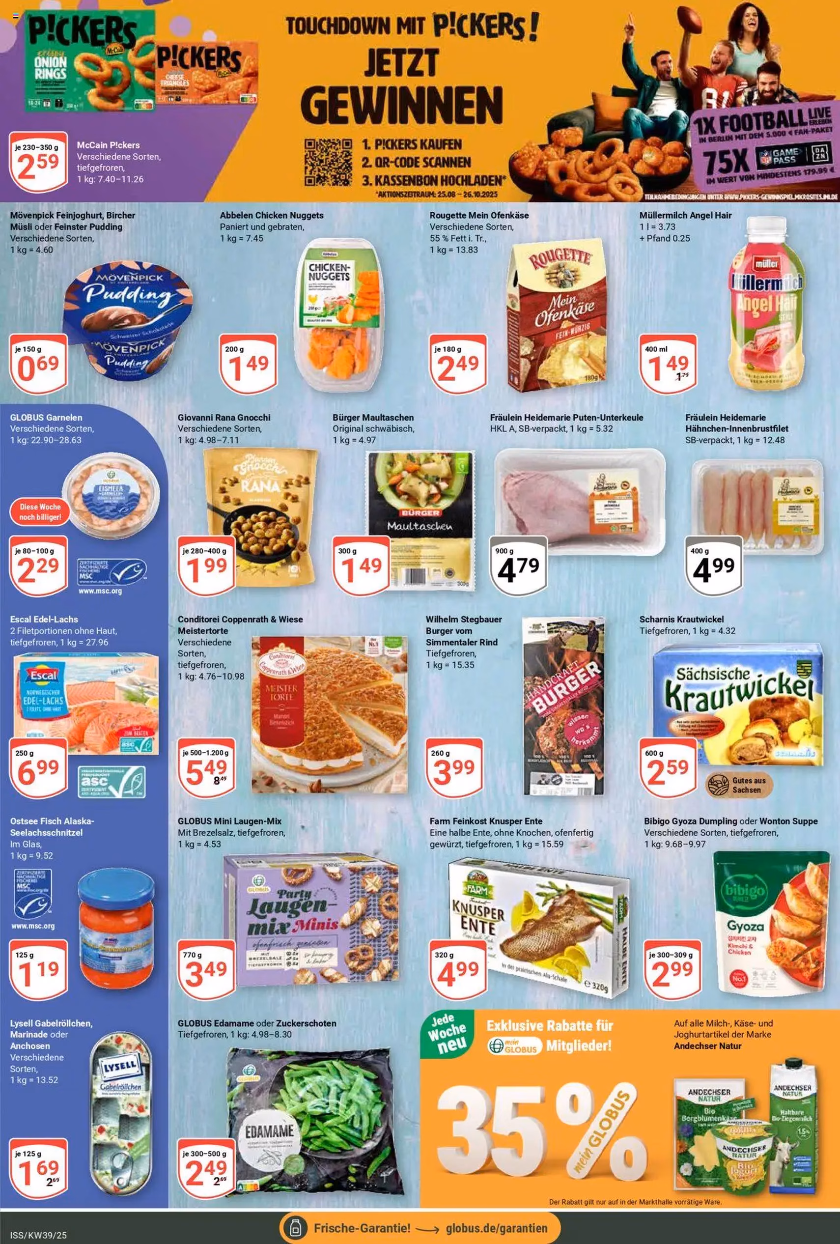 Globus Prospekt - Gültiger Prospekt ab 22.09.2025, Seite 8 von insgesamt 27