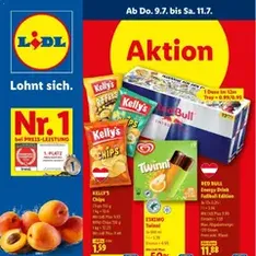Lidl - Flugblatt - Prospekt Vorschau gültig ab 09.07.2026